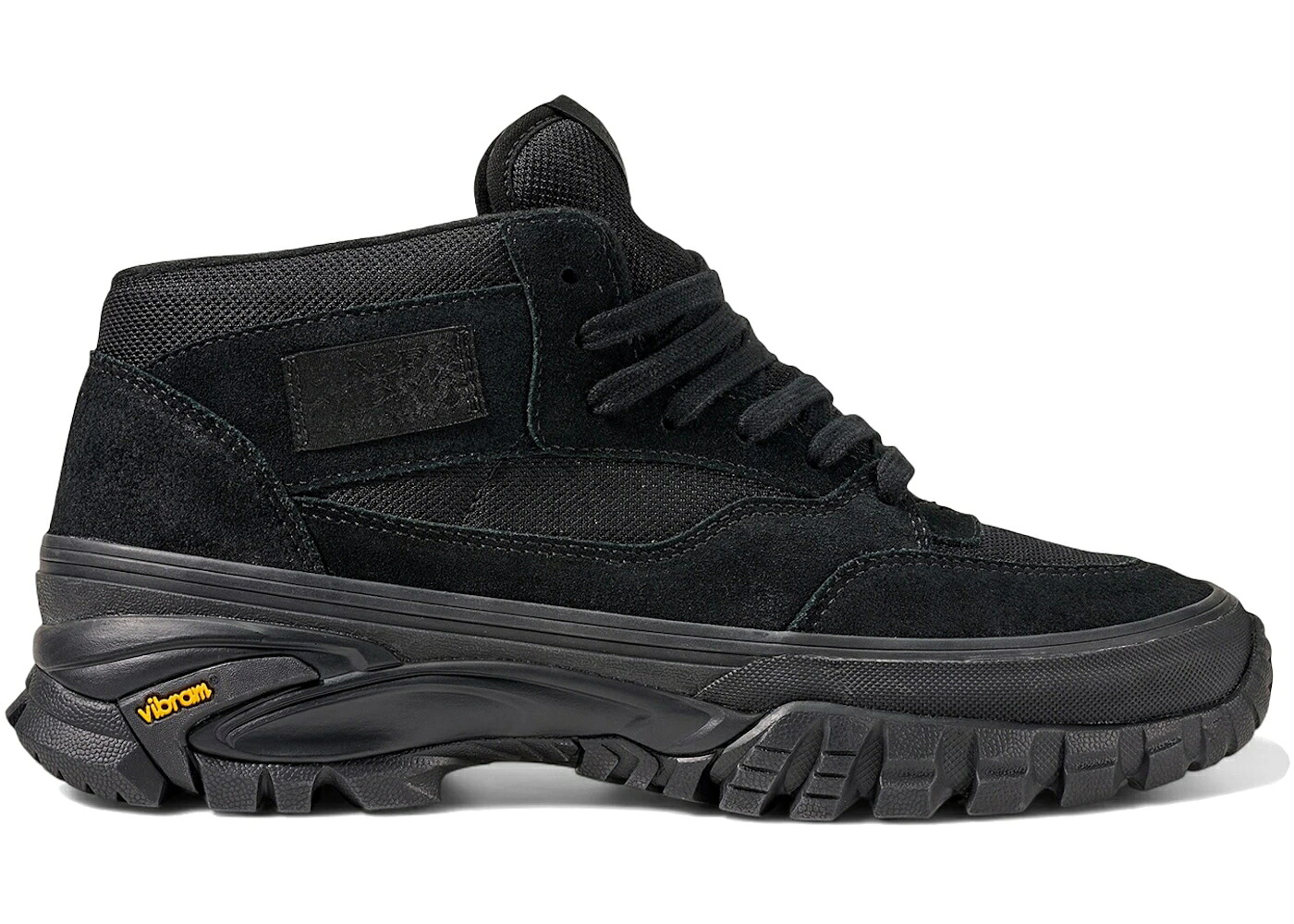 ヴァンズ バンズ 割り増し金 二分の一 黒いこと 黒いこと ハーフキャブ スニーカー メンズ VANS PREMIUM HALF CAB 33 VIBRAM BLACK / 靴-スニーカー