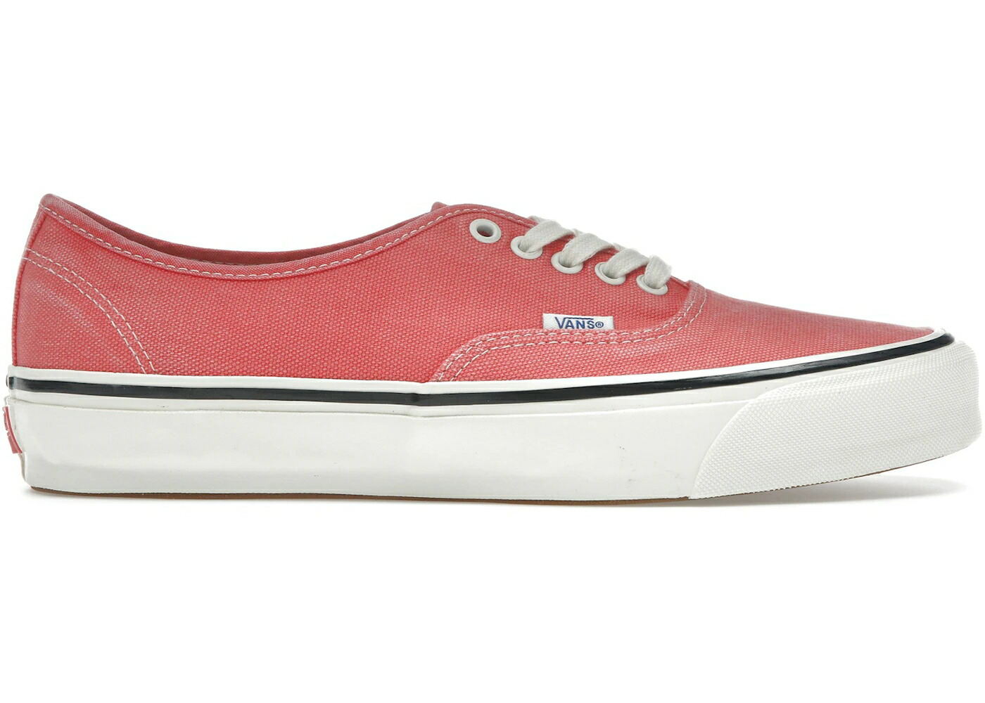 ヴァンズ バンズ オーセンティック 赤 赤いこと スニーカー メンズ VANS AUTHENTIC 44 LX DUCK CANVAS CAYENNE RED / CAYENNE RED