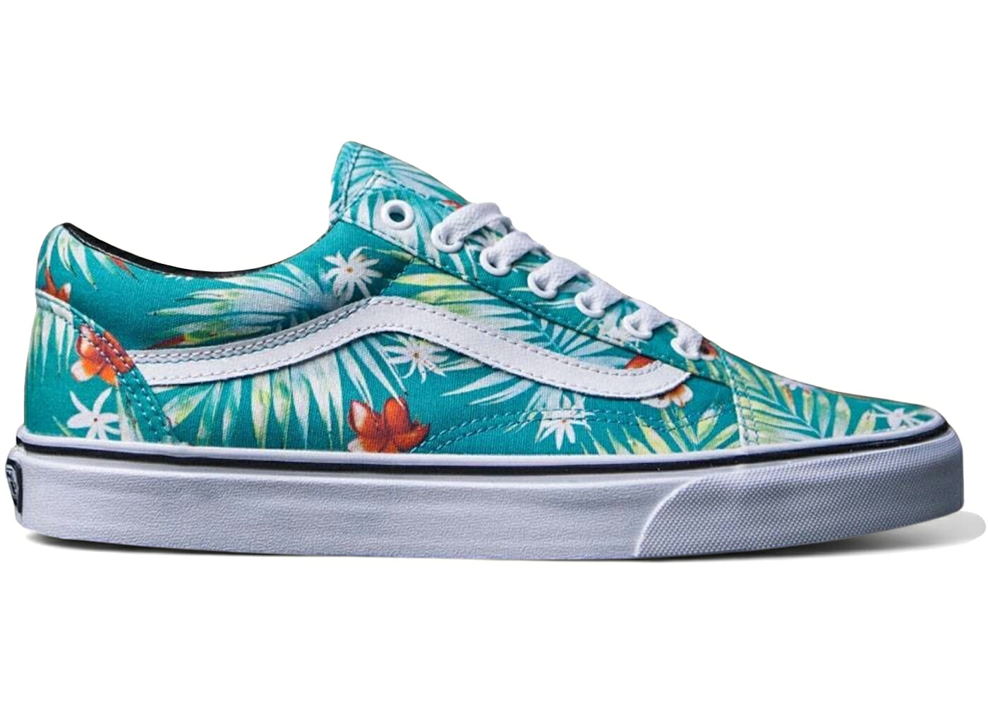 ヴァンズ バンズ 白色 ホワイト オールドスクール スニーカー メンズ VANS OLD SKOOL DECAY PALMS WHITE TRUE BALTIC / WHITE TRUE BALTIC|スニケス