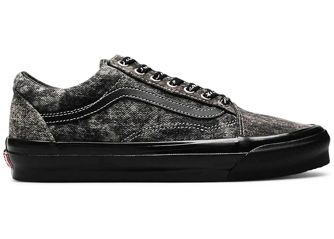 ヴァンズ バンズ デニム 黒色 ブラック オールドスクール スニーカー メンズ VANS OLD SKOOL LX JIM GOLDBERG ACID WASH DENIM BLACK / JIM GOLDBERG ACID WASH DENIM