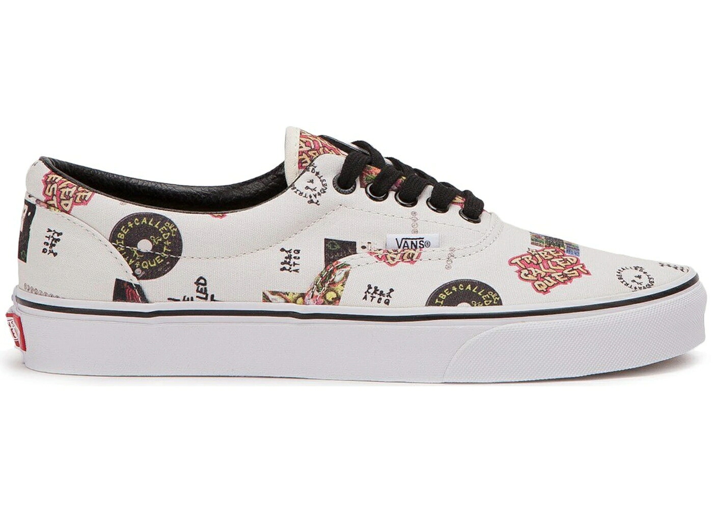 ヴァンズ バンズ 虎前日 白いこと 白いこと 黒いこと 黒いこと スニーカー メンズ VANS ERA A TRIBE CALLED QUEST / WHITE BLACK