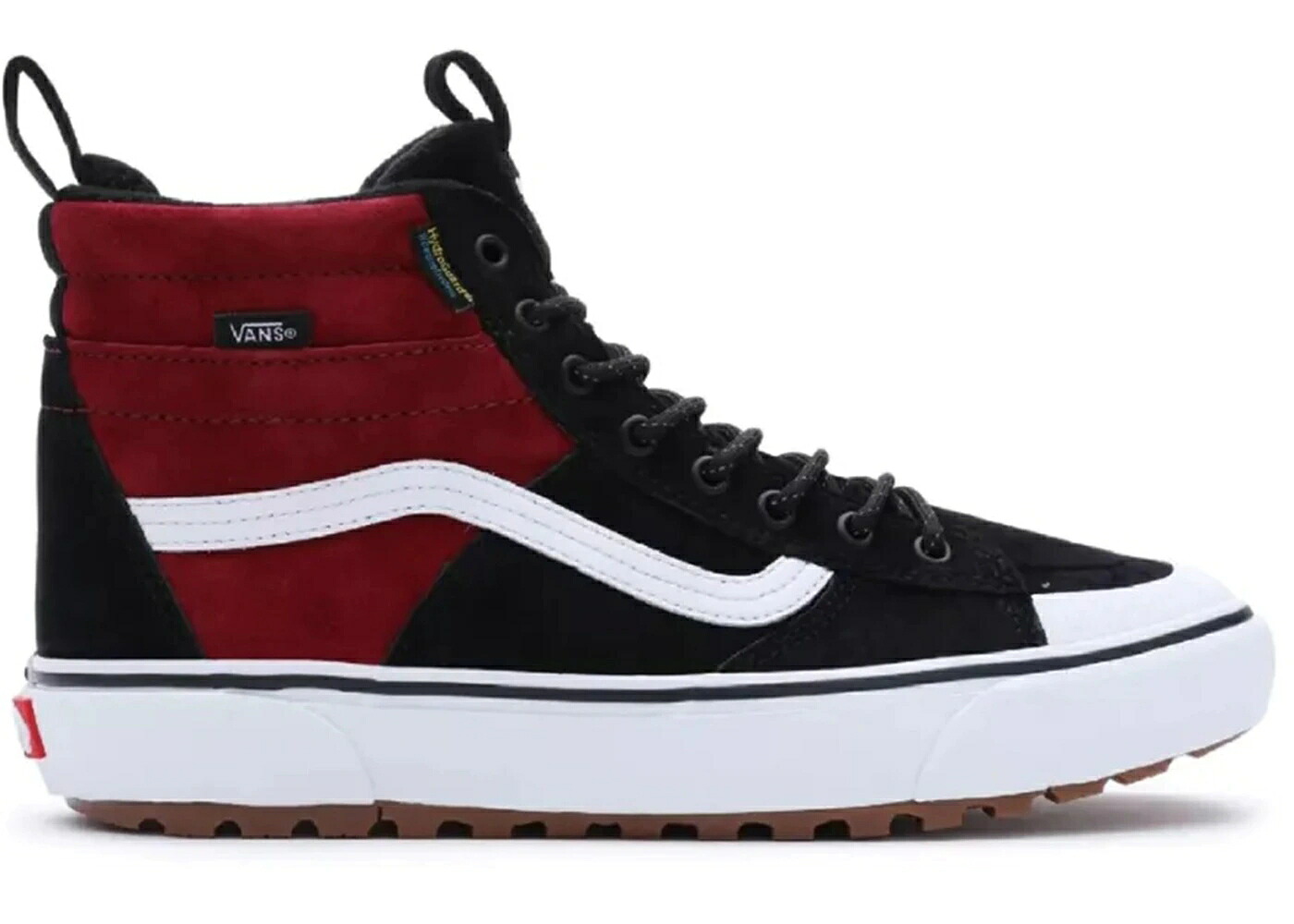 ヴァンズ バンズ 滑るご機嫌 黒いこと 黒いこと 赤 赤いこと スニーカー メンズ VANS SK8-HI MTE-2 HYDROGUARD BLACK RED GUM / BLACK RED