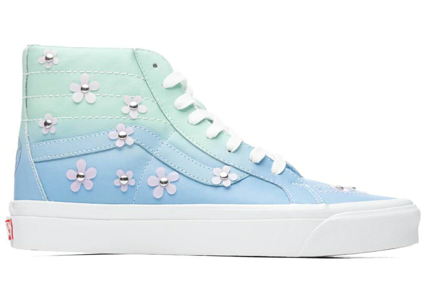 ヴァンズ バンズ スケートハイ 青色 ブルー 緑 グリーン スニーカー メンズ VANS SK8-HI 38 DX SANDY LIANG CHEEKS / BLUE GREEN