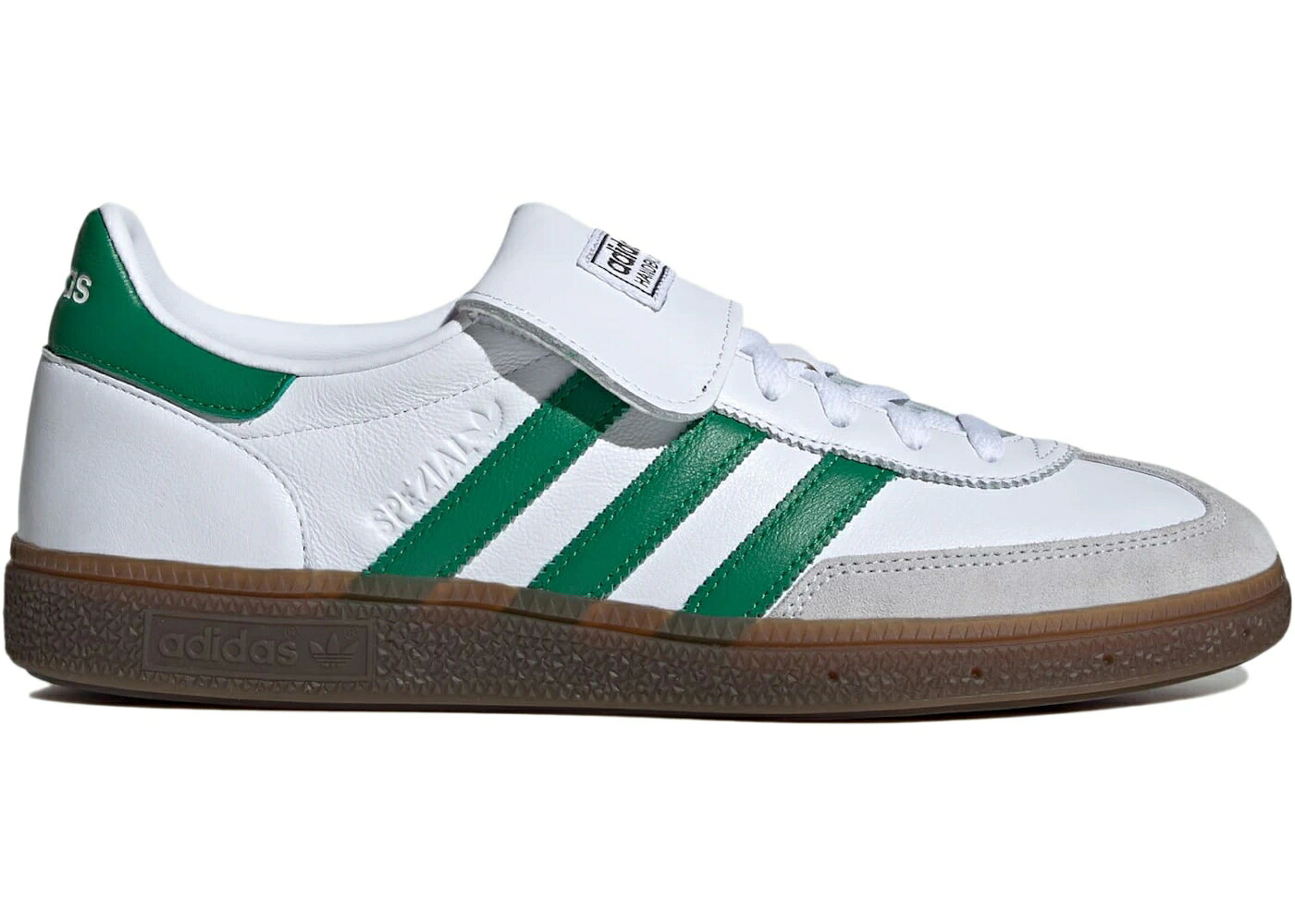 アディダス ハンドボール スペシアル 緑 グリーン 灰色 グレー 白色 ホワイト スニーカー メンズ ADIDAS HANDBALL SPEZIAL GREEN DASH GREY / CLOUD WHITE GREEN DASH GREY|スニケス
