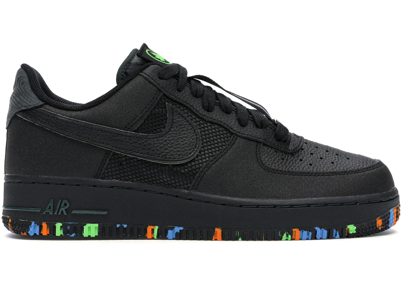 ナイキ 黒いこと 黒いこと 空軍 スニーカー メンズ NIKE AIR FORCE 1 LOW NYC PARKS / BLACK MULTI COLOR