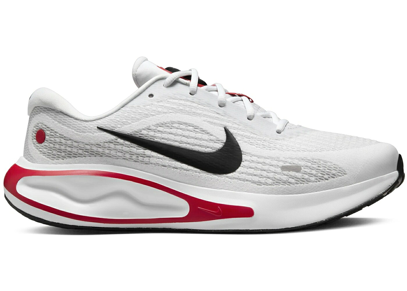 ナイキ ラン 白色 ホワイト ファイア 赤 レッド 灰色 シメント グレー 黒色 ブラック スニーカー メンズ NIKE JOURNEY RUN WHITE FIRE RED CEMENT GREY BLACK / WHITE FIRE RED CEMENT GREY BLACK