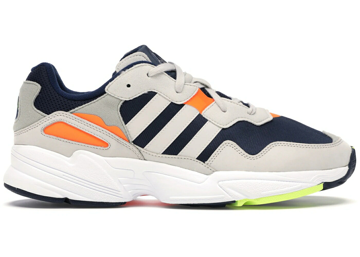アディダス 紺色 ネイビー 白色 ホワイト スニーカー メンズ ADIDAS YUNG-96 COLLEGIATE NAVY RAW WHITE / COLLEGIATE NAVY RAW WHITE SOLAR