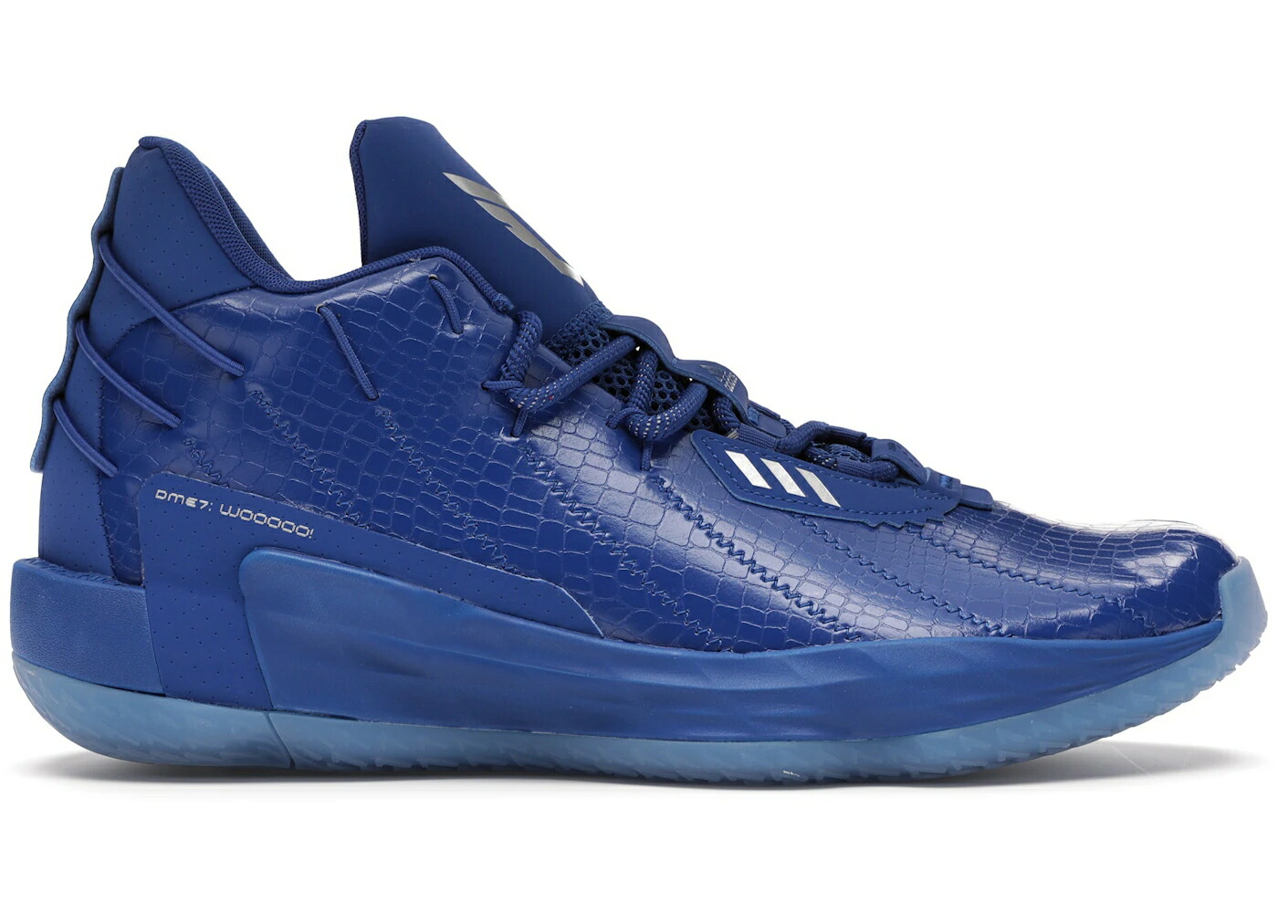 アディダス 青色 ブルー 銀色 シルバー スニーカー メンズ ADIDAS DAME 7 RIC FLAIR / ROYAL BLUE SILVER METALLIC ROYAL