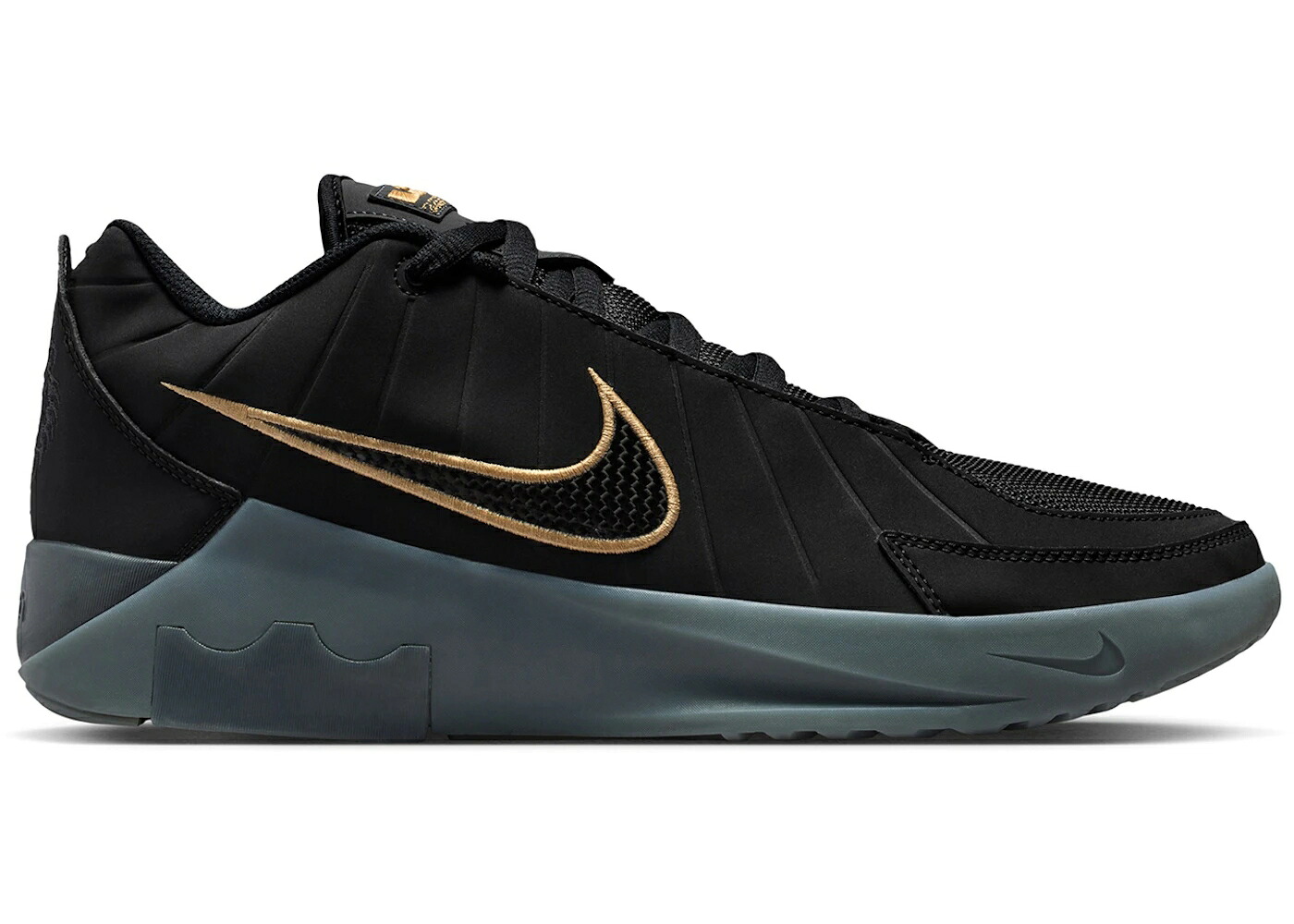 ナイキ レブロン 黒色 ブラック 灰色 グレー ウィットネス スニーカー メンズ NIKE LEBRON WITNESS 9 BLACK DARK SMOKE GREY (TRANSLUCENT OUTSOLE) / BLACK IRON GREY DARK SMOKE GREY
