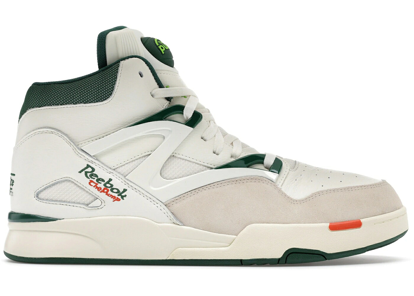 リーボック 揚水機 地方 緑 緑であること 白いこと 白いこと スニーカー メンズ REEBOK PUMP OMNI ZONE II CHALK DARK GREEN / CHALK DARK GREEN PAPER WHITE メンズ靴-靴-スニーカー