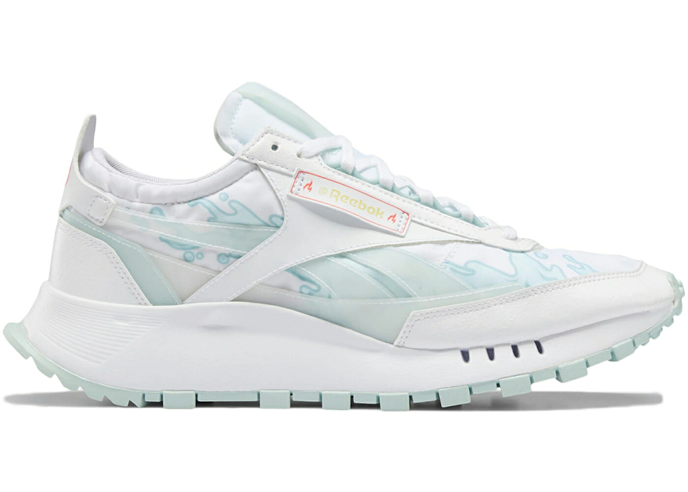 リーボック クラシック レザー レガシー 白色 ホワイト 青色 ブルー スニーカー メンズ REEBOK CLASSIC LEATHER LEGACY HOT ONES / WHITE LIGHT BLUE