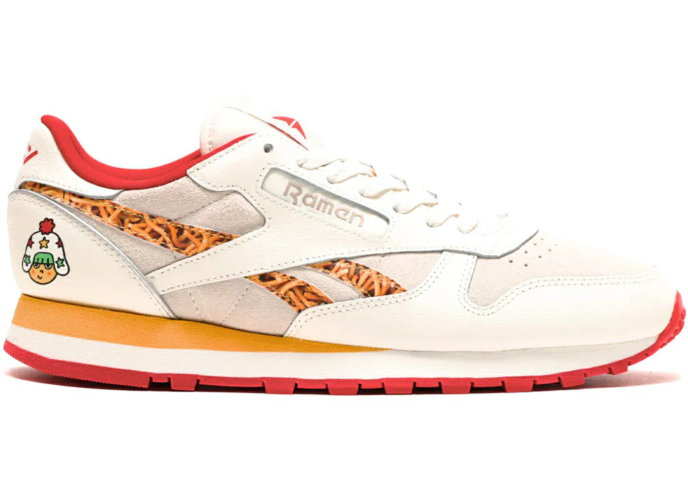 リーボック 古典派音楽 なめし革 赤 赤いこと 黄味がかった 黄色 スニーカー メンズ REEBOK CLASSIC LEATHER BABY STAR / CHALK VECTOR RED ALWAYS YELLOW