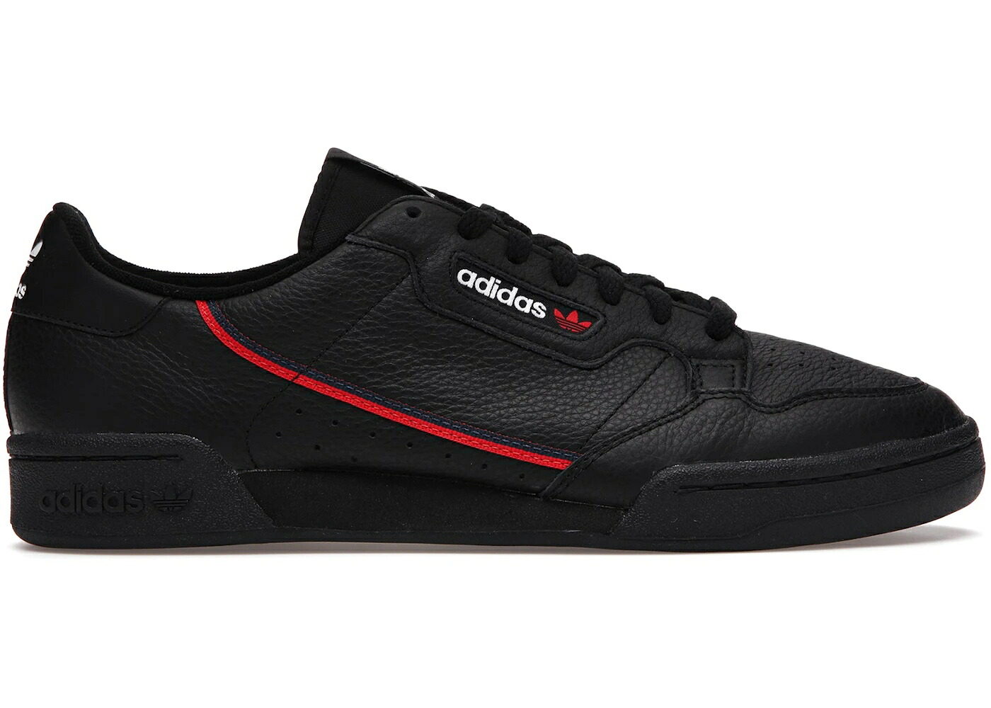 アディダス 黒色 ブラック 赤 レッド コア スニーカー メンズ ADIDAS CONTINENTAL 80 BLACK SCARLET RED / CORE BLACK SCARLET COLLEGIATE