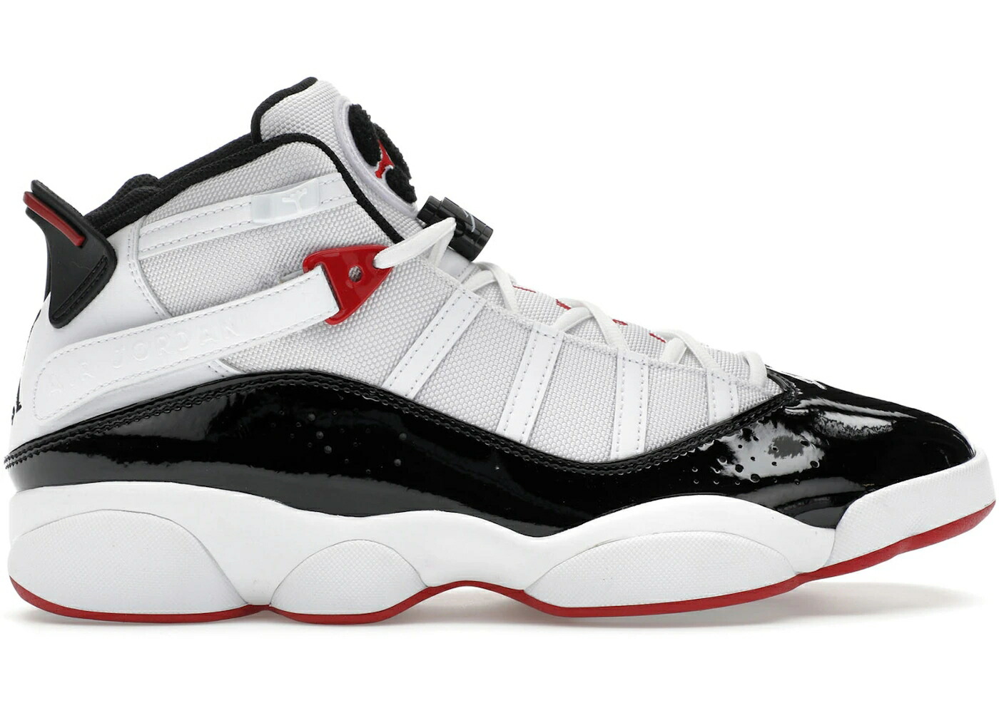 ナイキ ジョーダン リング シカゴ ブルズ 白色 ホワイト 赤 レッド 黒色 ブラック スニーカー メンズ JORDAN 6 RINGS CHICAGO BULLS / WHITE VARSITY RED BLACK