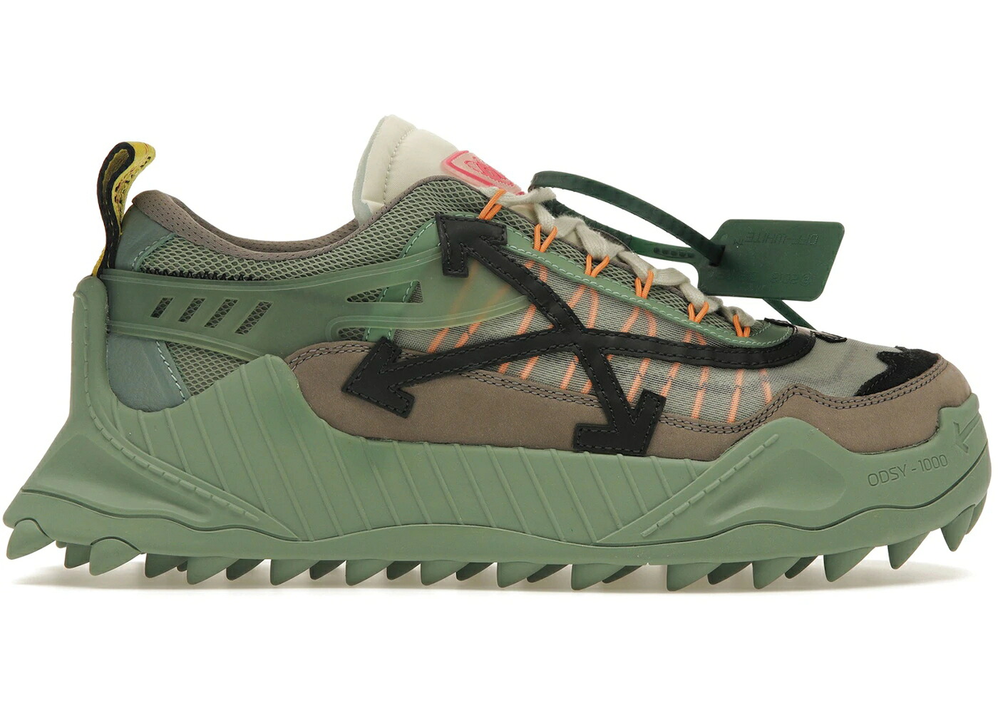 象牙色 スニーカー メンズ OFF-WHITE ODSY-1000 MINT / MINT MULTI