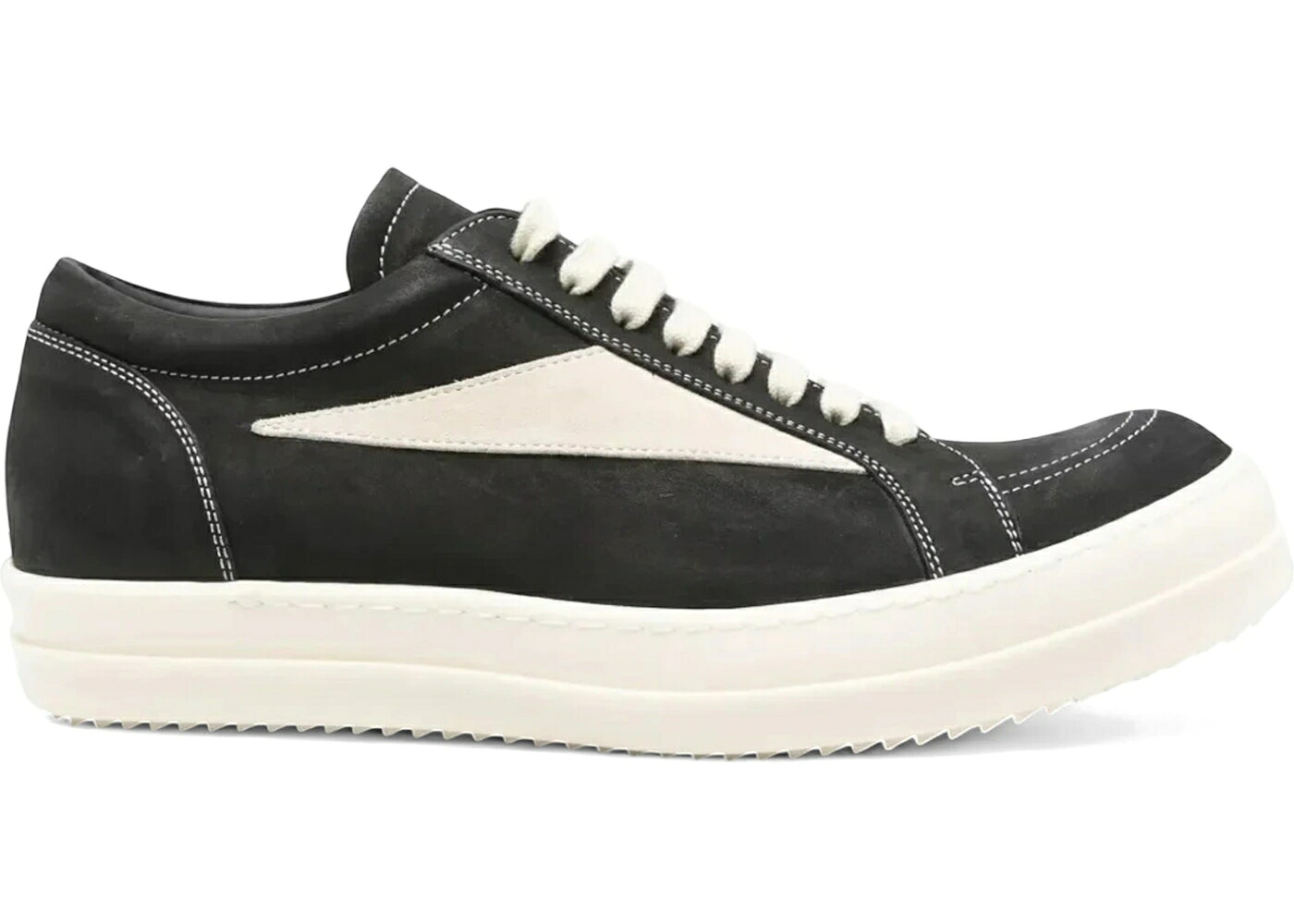 リックオウエンス ビンテージ ヴィンテージ 黒いこと 黒いこと スエードクロス スウェード スニーカー メンズ RICK OWENS RICK OWENS CONCORDIANS VINTAGE LOW BLACK MILK SUEDE / BLACK MILK MILK