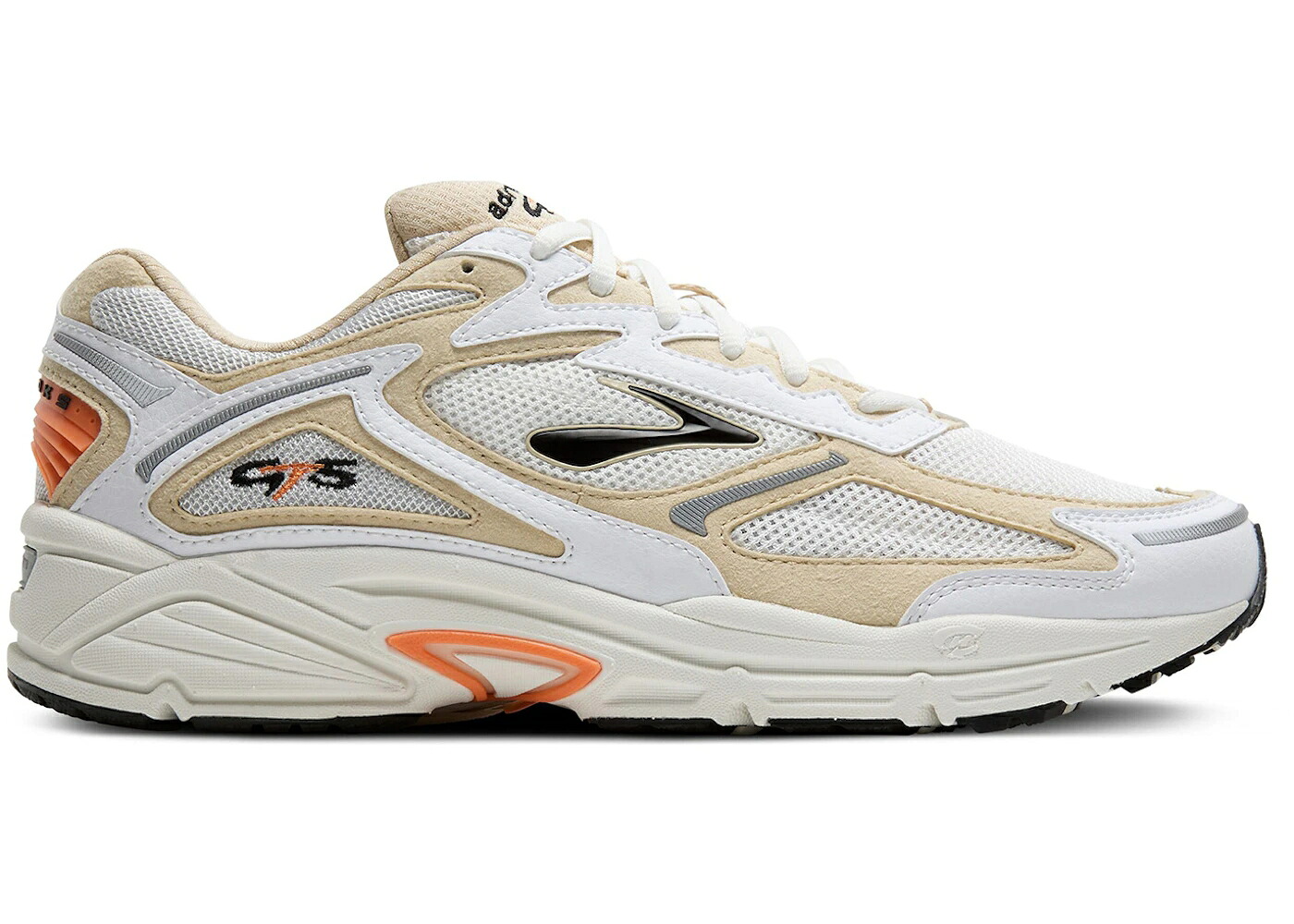 ブルックス 白いこと 白いこと スニーカー メンズ BROOKS ADRENALINE GTS 4 WHITE FOG NECTARINE / WHITE FOG NECTARINE