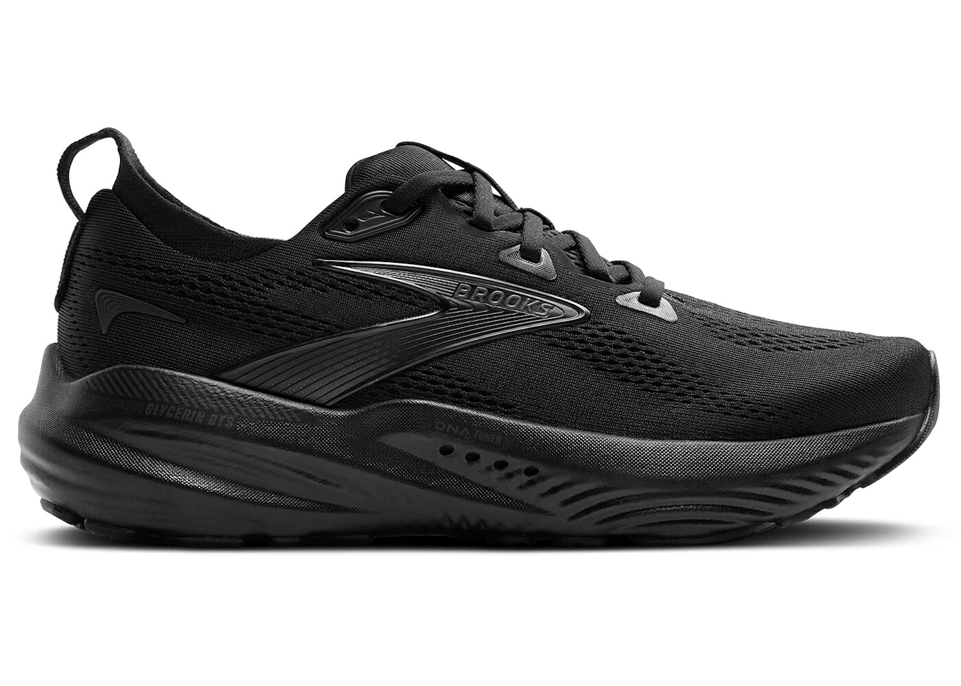 ブルックス 黒色 ブラック スニーカー メンズ BROOKS GLYCERIN GTS 22 BLACK EBONY / BLACK BLACK EBONY|スニケス