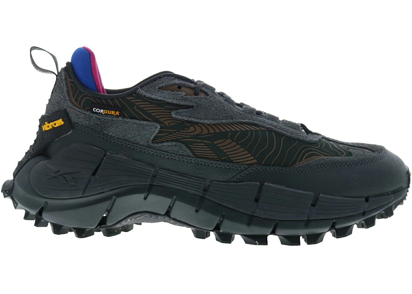 リーボック ジグ ピュア 灰色 グレー 茶色 ブラウン 2.5 スニーカー メンズ REEBOK ZIG KINETICA EDGE PURE GREY COLLEGIATE BROWN / PURE GREY 8 COLLEGIATE BROWN F23