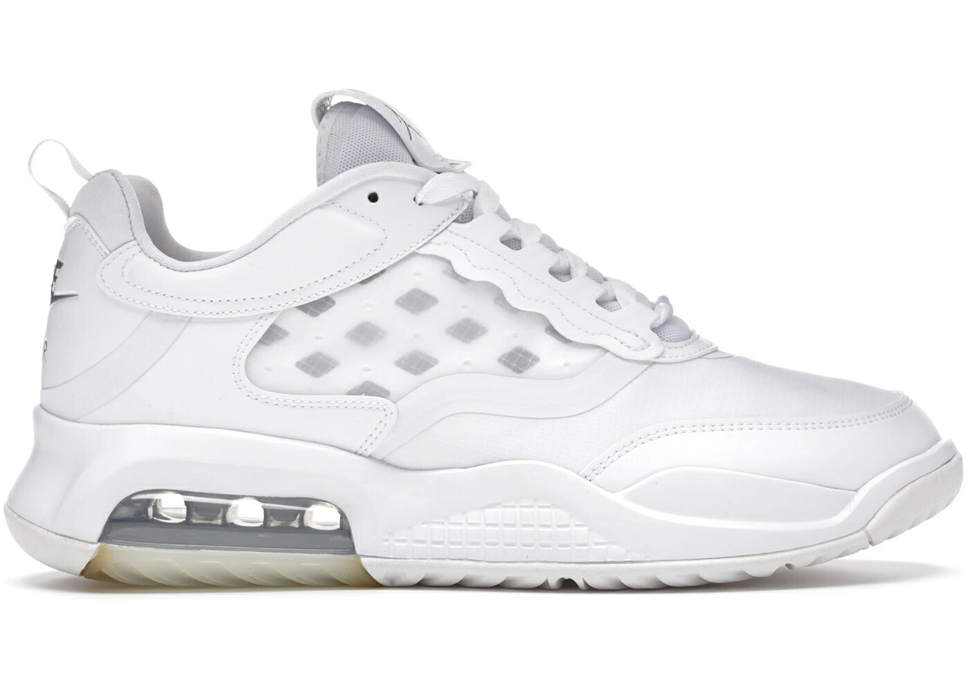 ナイキ ジョーダン マックス 白色 ホワイト 銀色 シルバー スニーカー メンズ JORDAN MAX 200 TRIPLE WHITE / WHITE METALLIC SILVER