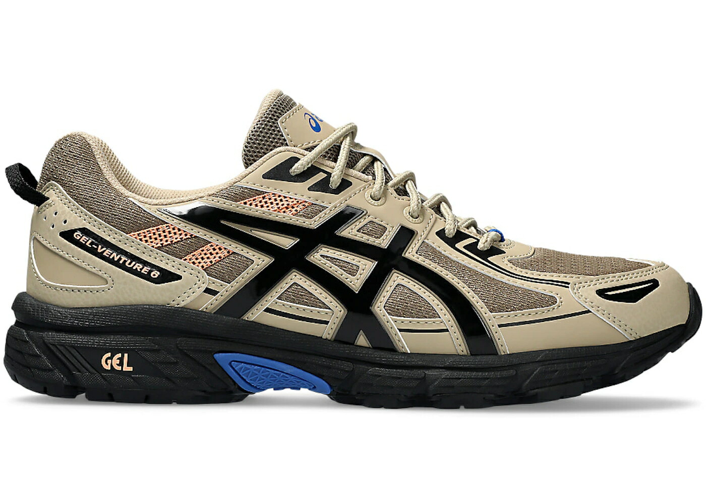 アシックス 黒色 ブラック スニーカー メンズ ASICS GEL-VENTURE 6 PEPPER BLACK / PEPPER BLACK