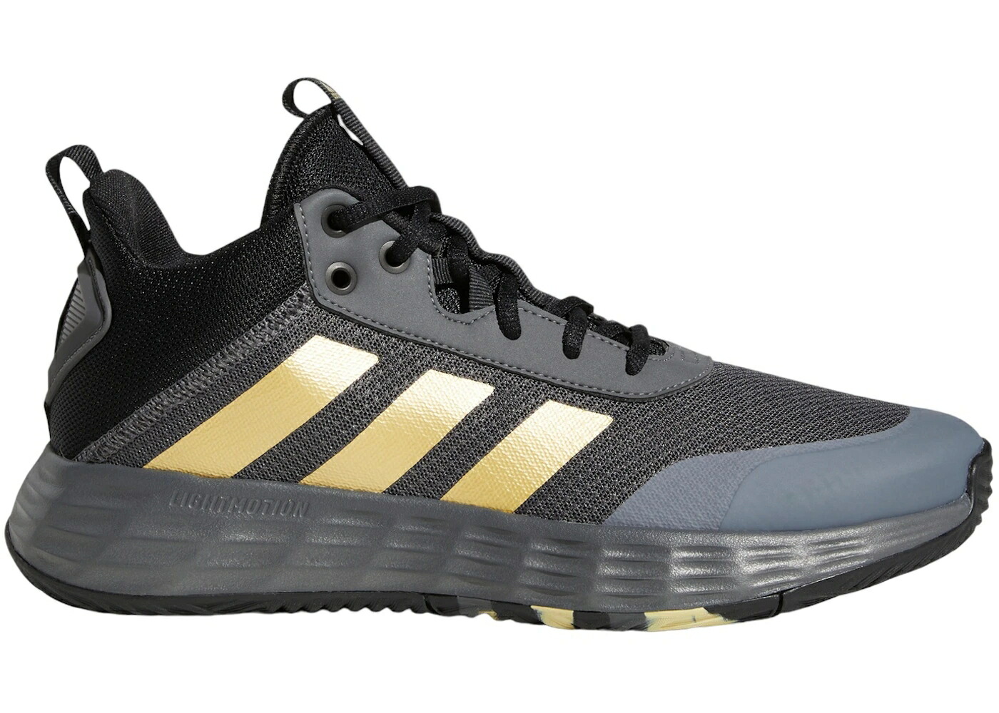 アディダス 灰色 グレー ゴールド コア 黒色 ブラック スニーカー メンズ ADIDAS OWNTHEGAME GREY MATTE GOLD CORE BLACK / GREY FIVE MATTE GOLD CORE BLACK