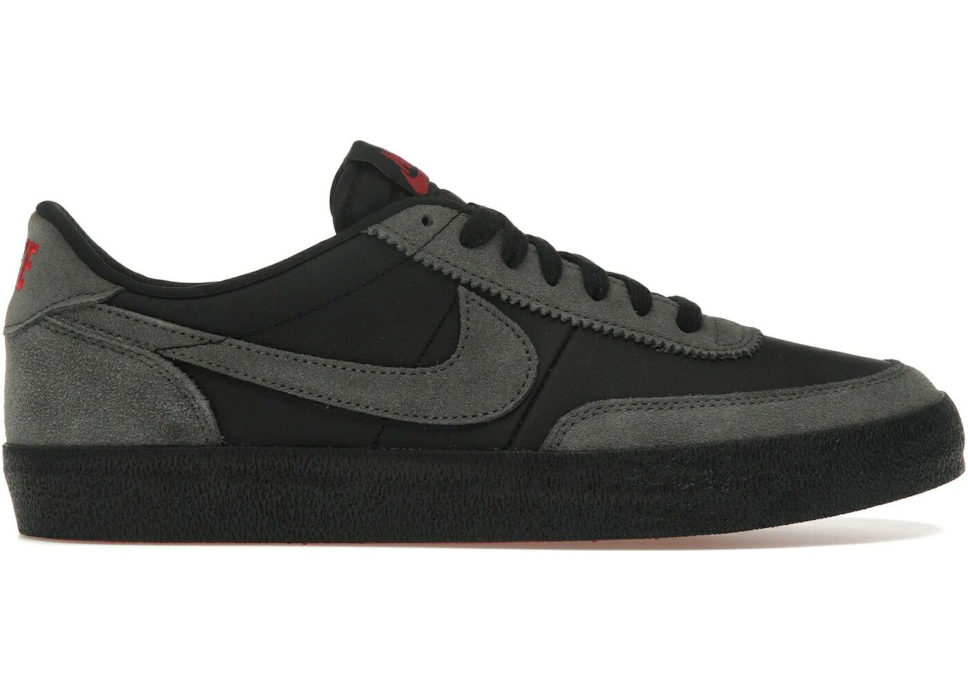 ナイキ 黒色 ブラック 赤 レッド スニーカー メンズ NIKE KILLSHOT 2 BLACK MEDIUM ASH GYM RED / BLACK MEDIUM ASH GYM RED BLACK