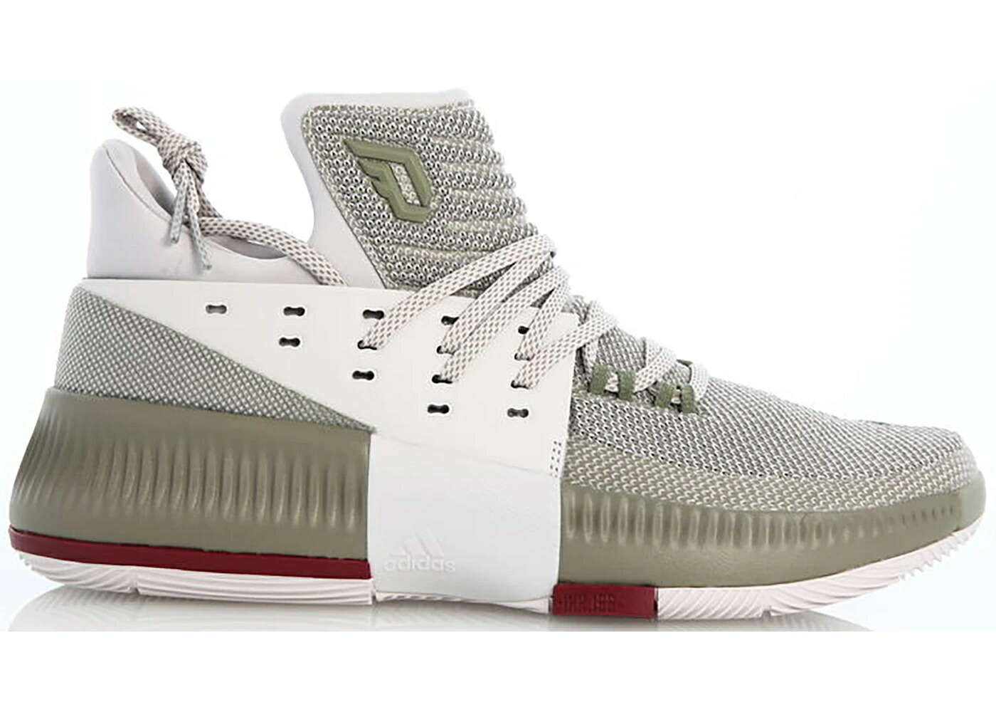アディダス キャンパス パール 灰色 グレー ワイン色 バーガンディー スニーカー メンズ ADIDAS DAME 3 WEST CAMPUS / PEARL GREY COLLEGIATE BURGUNDY