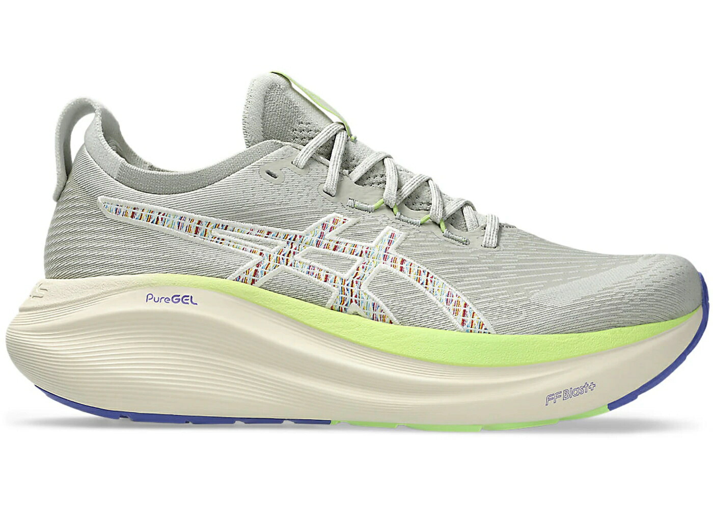 アシックス ライム 緑 グリーン スニーカー メンズ ASICS GEL-NIMBUS 27 TR NATURE BATHING LIME GREEN / NATURE BATHING LIME GREEN
