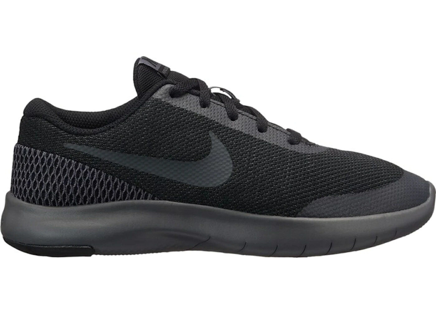 ナイキ エクスペリエンス 黒色 ブラック 灰色 グレー ジュニア キッズ NIKE FLEX EXPERIENCE RN 7 BLACK DARK GREY (GS) / BLACK ANTHRACITE DARK GREY ベビー マタニティ スニーカー