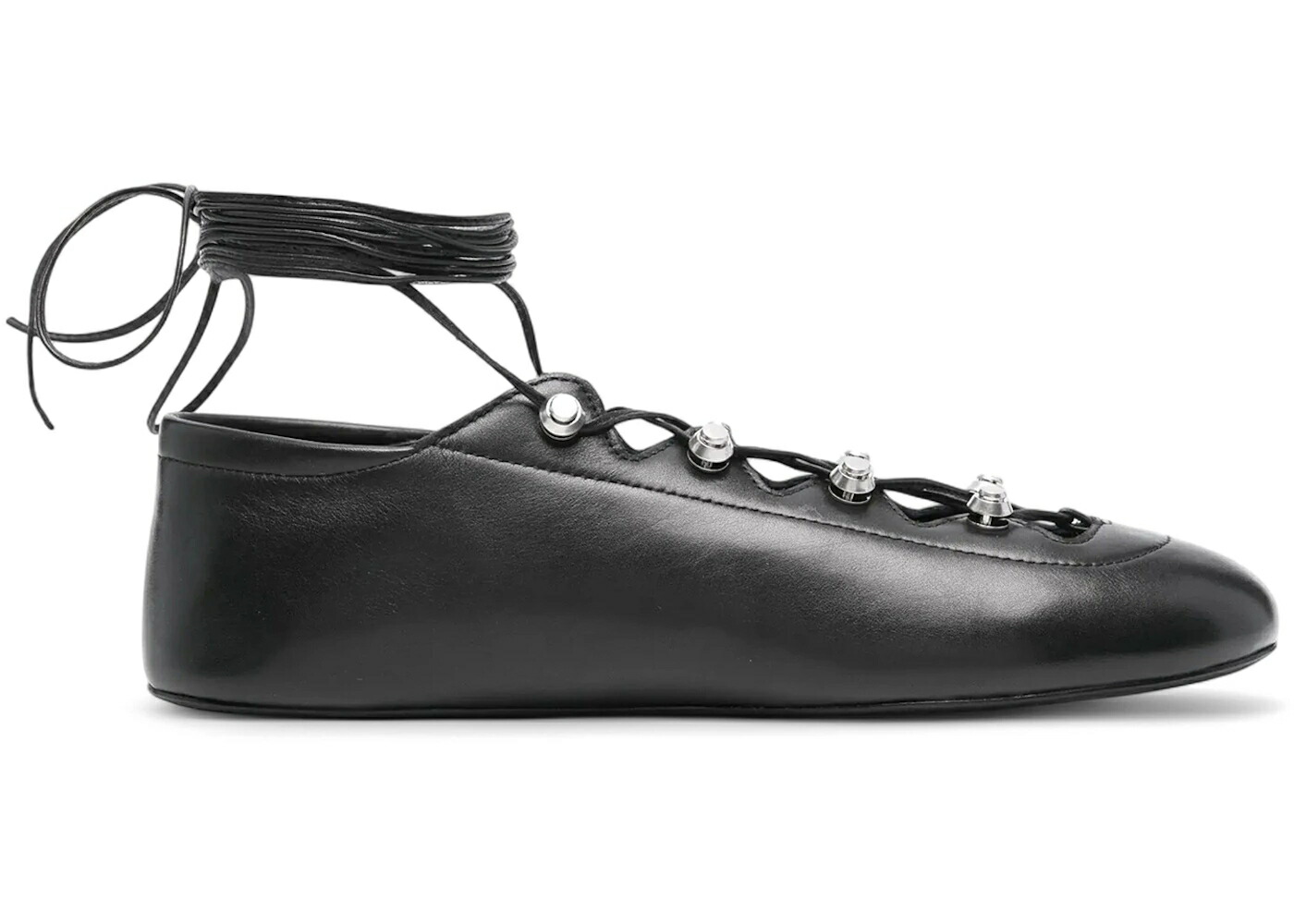 アレキサンダーワン 黒色 ブラック WOMEN スニーカー レディース ALEXANDER WANG ALEXANDER WANG VYOLLETTE LACE UP FLAT BLACK (WOMEN) /