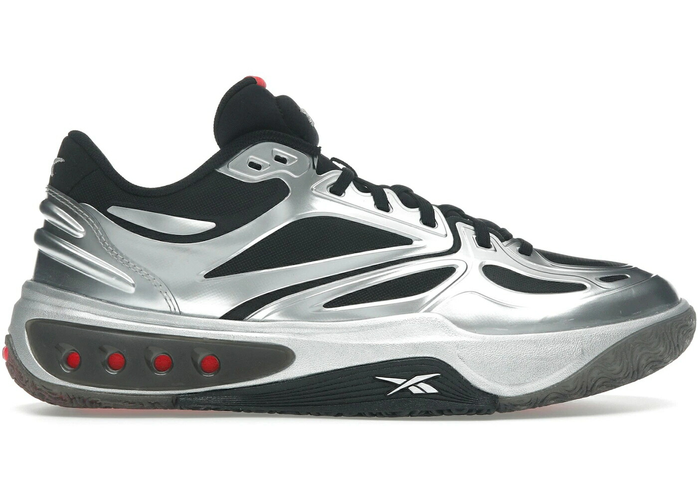 リーボック 黒色 ブラック 銀色 シルバー 白色 ホワイト スニーカー メンズ REEBOK ENGINE A MOBIUS RE-BOOT / BLACK SILVER WHITE