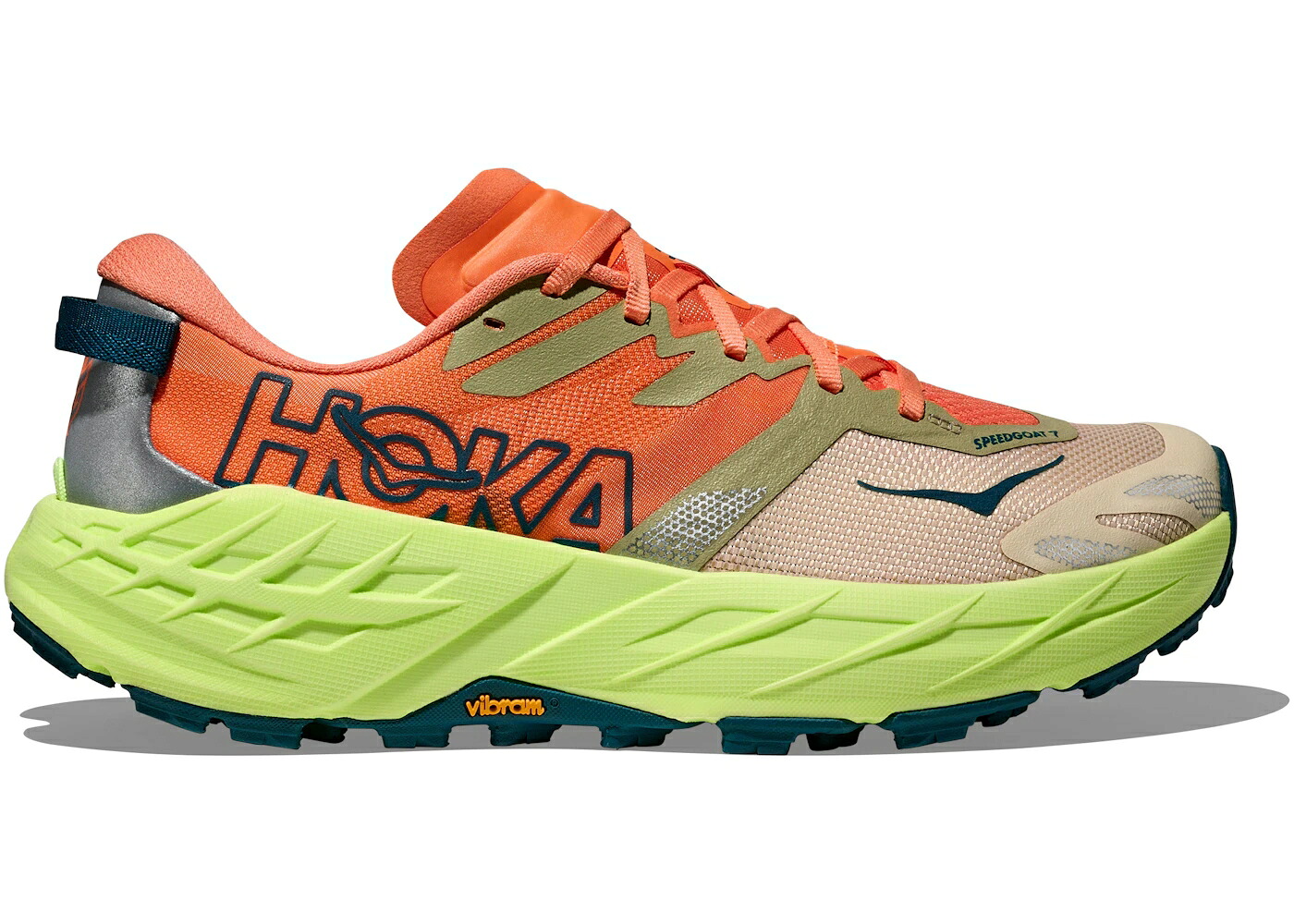 ホカオネオネ WOMEN\u0027S スニーカー レディース HOKA ONE ONE HOKA ONE SPEEDGOAT 7 PERSIMMON NEON YUZU (WOMEN\u0027S) / PERSIMMON NEON YUZU