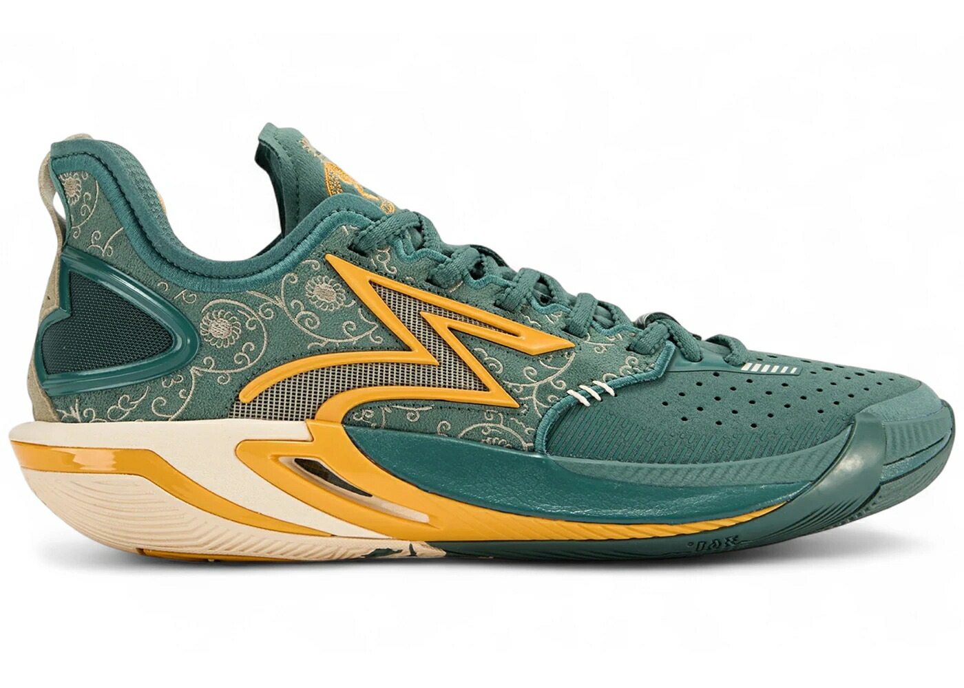 プロ 緑 グリーン ゴールド 白色 ホワイト 6.0 スニーカー メンズ 361 DEGREES 361 DEGREES BIG3 PRO CEREMONY / GREEN GOLD OFF WHITE