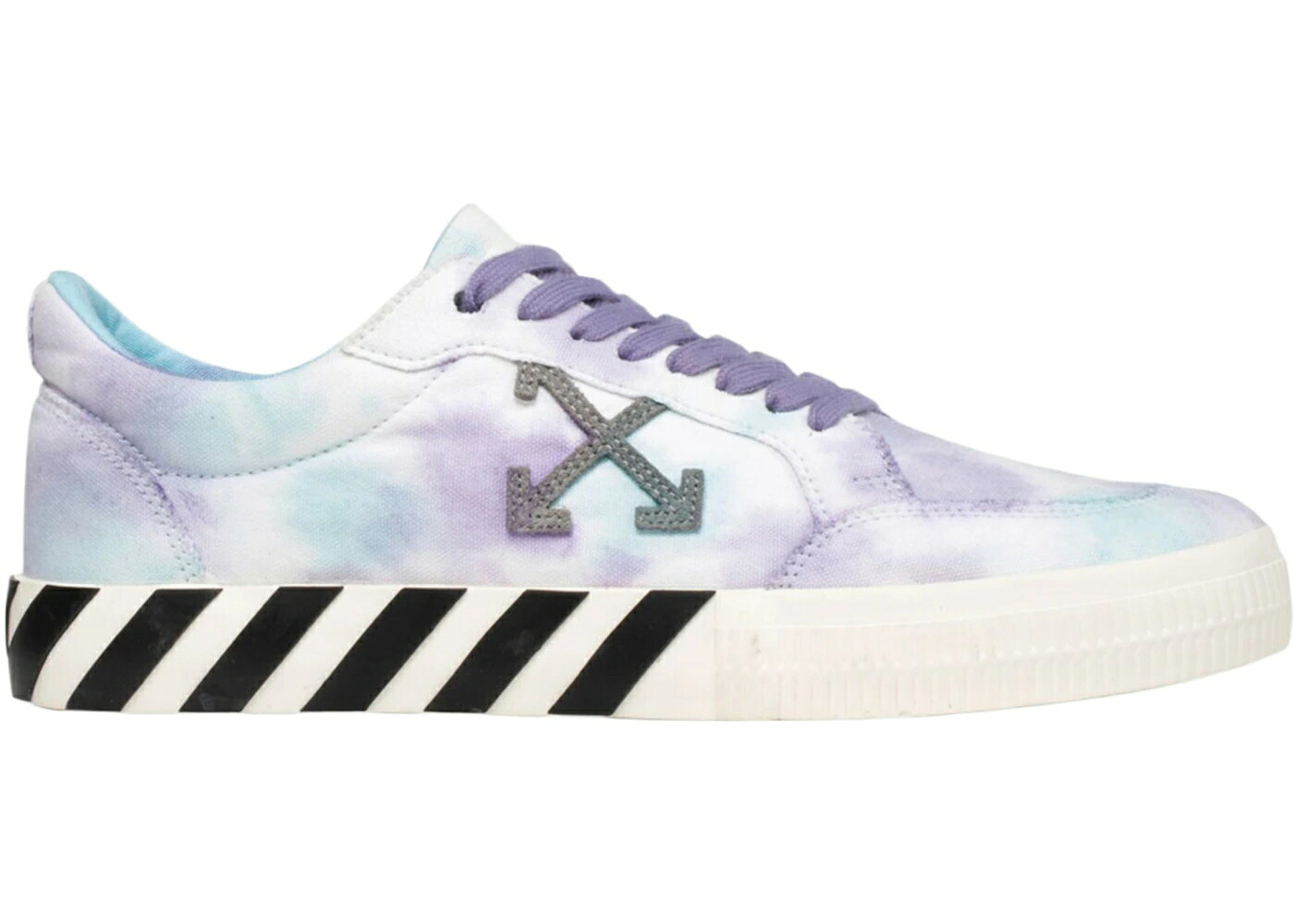 象牙色 タイ 紫 パープル 白いこと 白いこと スニーカー メンズ OFF-WHITE LOW VULC LILAC TIE DYE / PURPLE WHITE