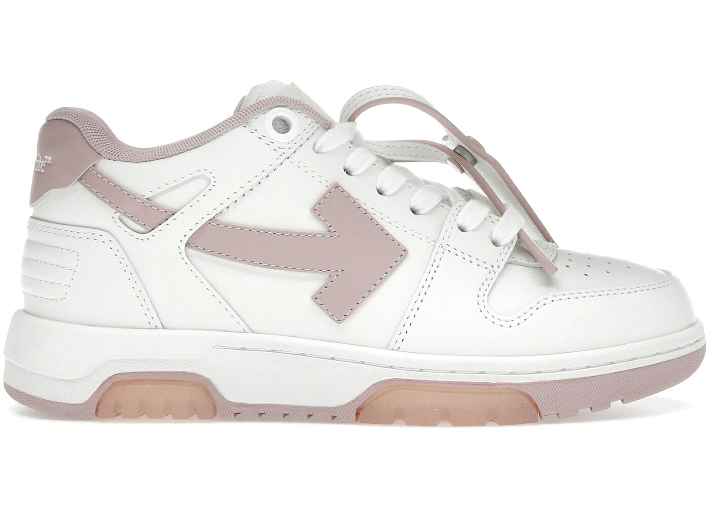 象牙色 白いこと 白いこと サクラ色 WOMEN\u0027S スニーカー レディース OFF-WHITE OUT OF OFFICE OOO LOW TOPS WHITE PINK (WOMEN\u0027S) / WHITE PINK