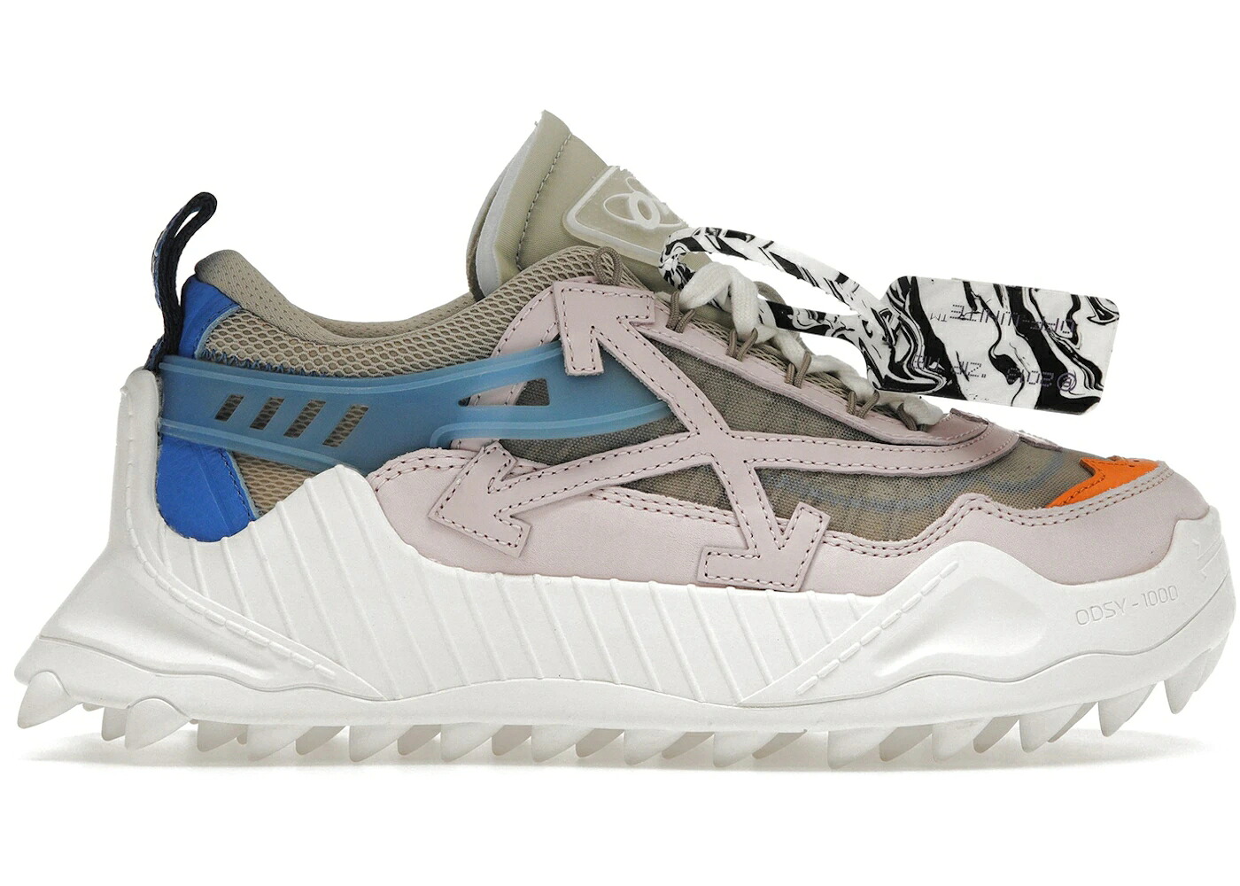 象牙色 ベージュ サクラ色 青味 青み WOMEN\u0027S スニーカー レディース OFF-WHITE ODSY-1000 BEIGE PINK BLUE (WOMEN\u0027S) / BEIGE PINK BLUE