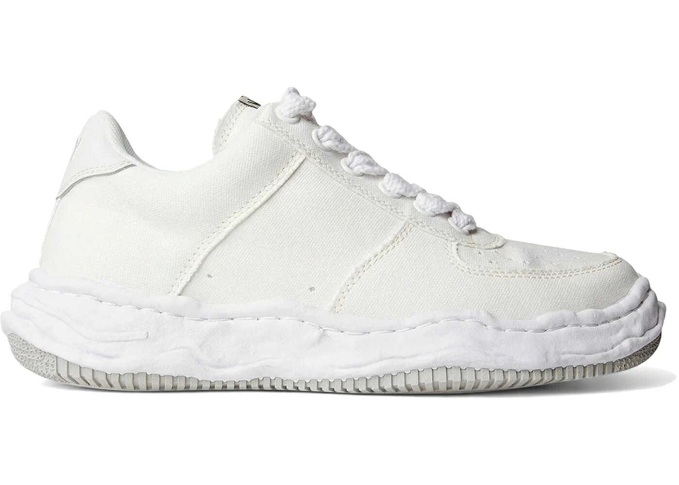 メゾン ミハラヤスヒロ 白色 ホワイト スニーカー メンズ MAISON MIHARA YASUHIRO MAISON MIHARA YASUHIRO WAYNE OG SOLE CANVAS LOW WHITE /