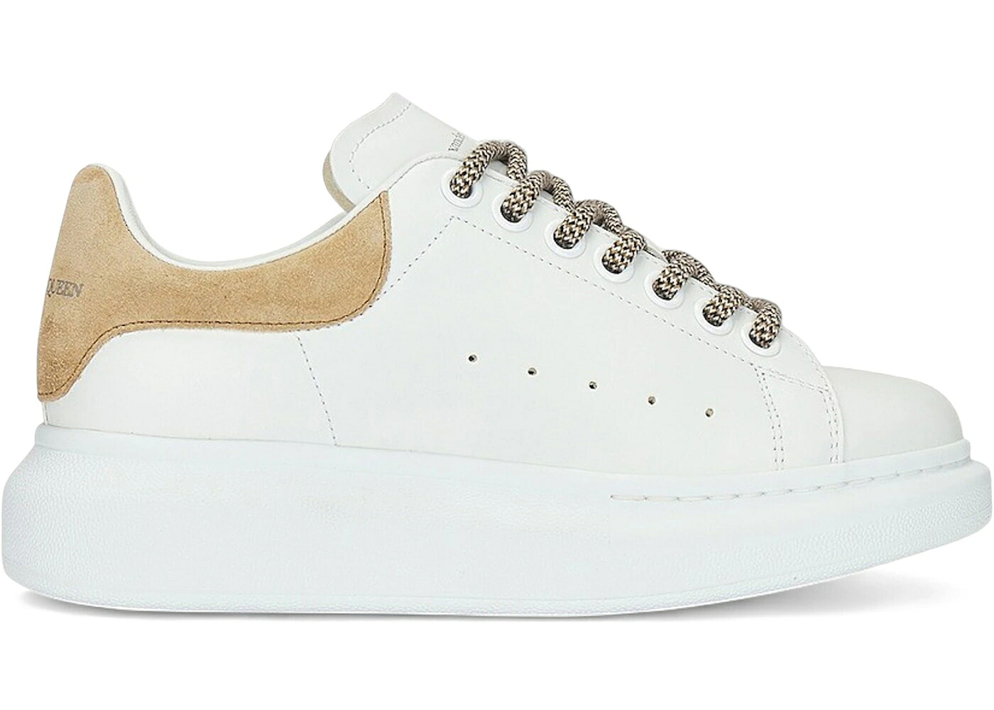 アレキサンダーマックイーン 白色 ホワイト キャメル WOMEN'S スニーカー レディース ALEXANDER MCQUEEN ALEXANDER MCQUEEN OVERSIZED WHITE CAMEL (WOMEN'S) / WHITE CAMEL｜スニケス