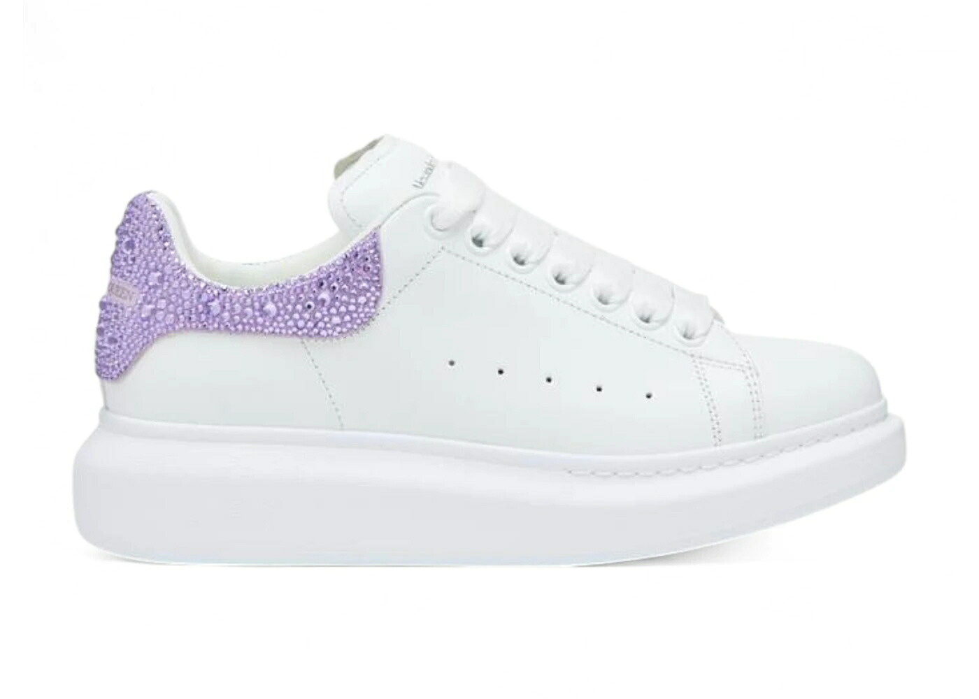 アレキサンダーマックイーン 白いこと 白いこと WOMEN\u0027S スニーカー レディース ALEXANDER MCQUEEN ALEXANDER MCQUEEN OVERSIZED WHITE LILLA CRYSTAL (WOMEN\u0027S) / WHITE LILLA