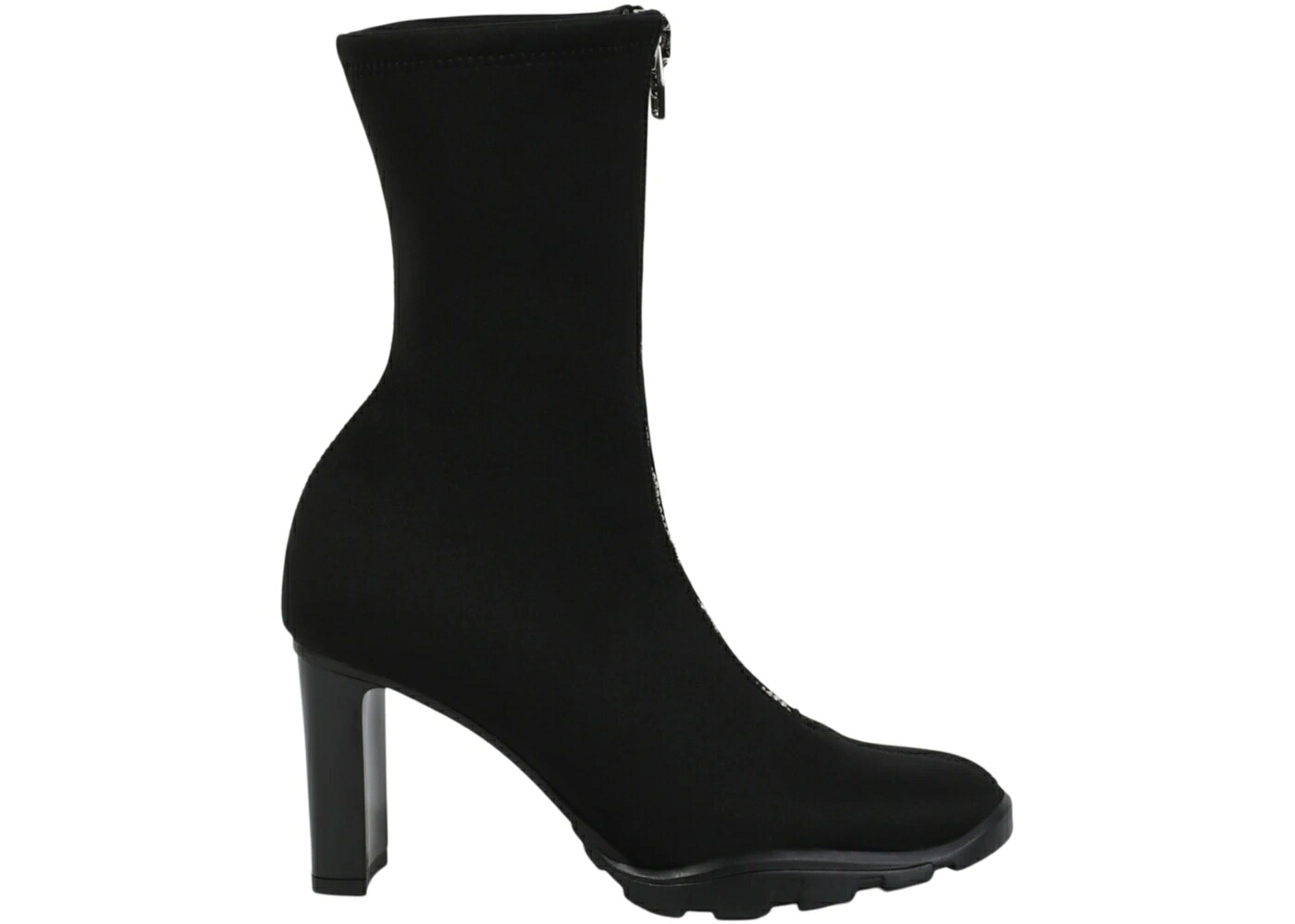 アレキサンダーマックイーン ブーツ 黒色 ブラック WOMEN'S スニーカー レディース ALEXANDER MCQUEEN ALEXANDER MCQUEEN ZIP-UP ANKLE BOOTS BLACK (WOMEN'S) /