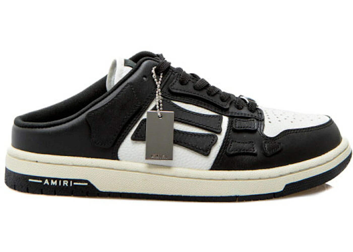 アミリ 黒色 ブラック 白色 ホワイト スリッポン スニーカー メンズ AMIRI SKEL SLIP ON BLACK / BLACK WHITE