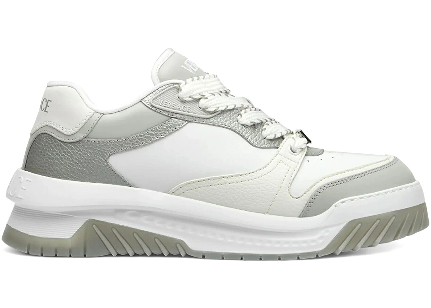 ヴェルサーチェ 白色 ホワイト 灰色 グレー 黒色 ブラック パラディウム スニーカー メンズ VERSACE GRECA ODISSEA WHITE GREY / GREY BLACK PALLADIUM|スニケス