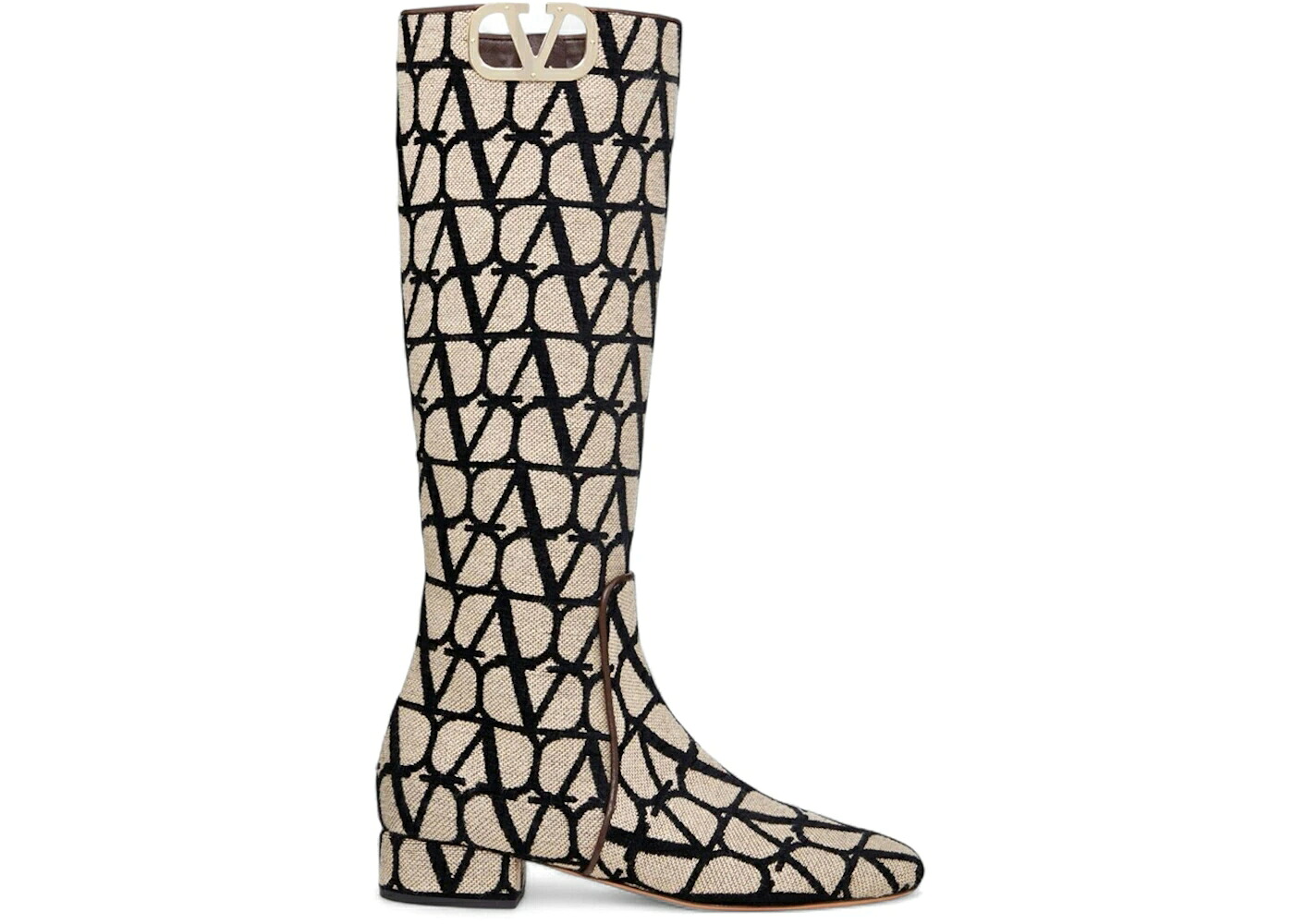ヴァレンティノ ブーツ ベージュ 黒いこと 黒いこと V\u0027LOGO WOMEN\u0027S スニーカー レディース VALENTINO TYPE TOILE ICONOGRAPHE BOOTS BEIGE BLACK (WOMEN\u0027S) / BEIGE BLACK