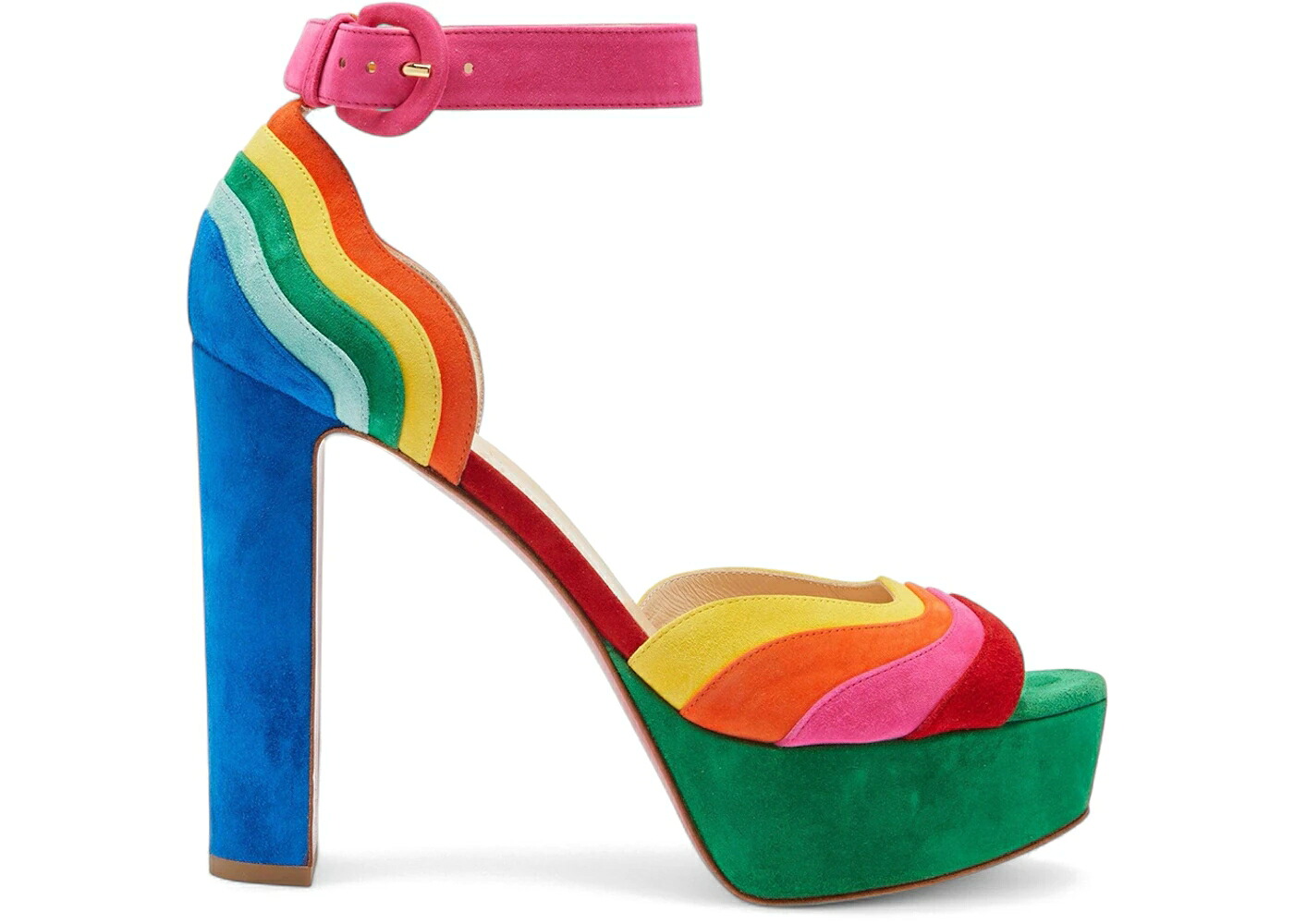クリスチャンルブタン WOMEN'S スニーカー レディース CHRISTIAN LOUBOUTIN CHRISTIAN LOUBOUTIN DEGRATISSIMO ALTA 130 VV/SUEDE SANDAL HEELS MULTI (WOMEN'S) /