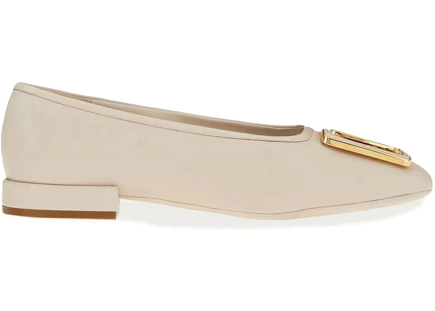 バレリーナ 白色 ホワイト WOMEN'S スニーカー レディース FERRAGAMO CHUNKY-BUCKLE BALLERINA FLATS WHITE (WOMEN'S) /