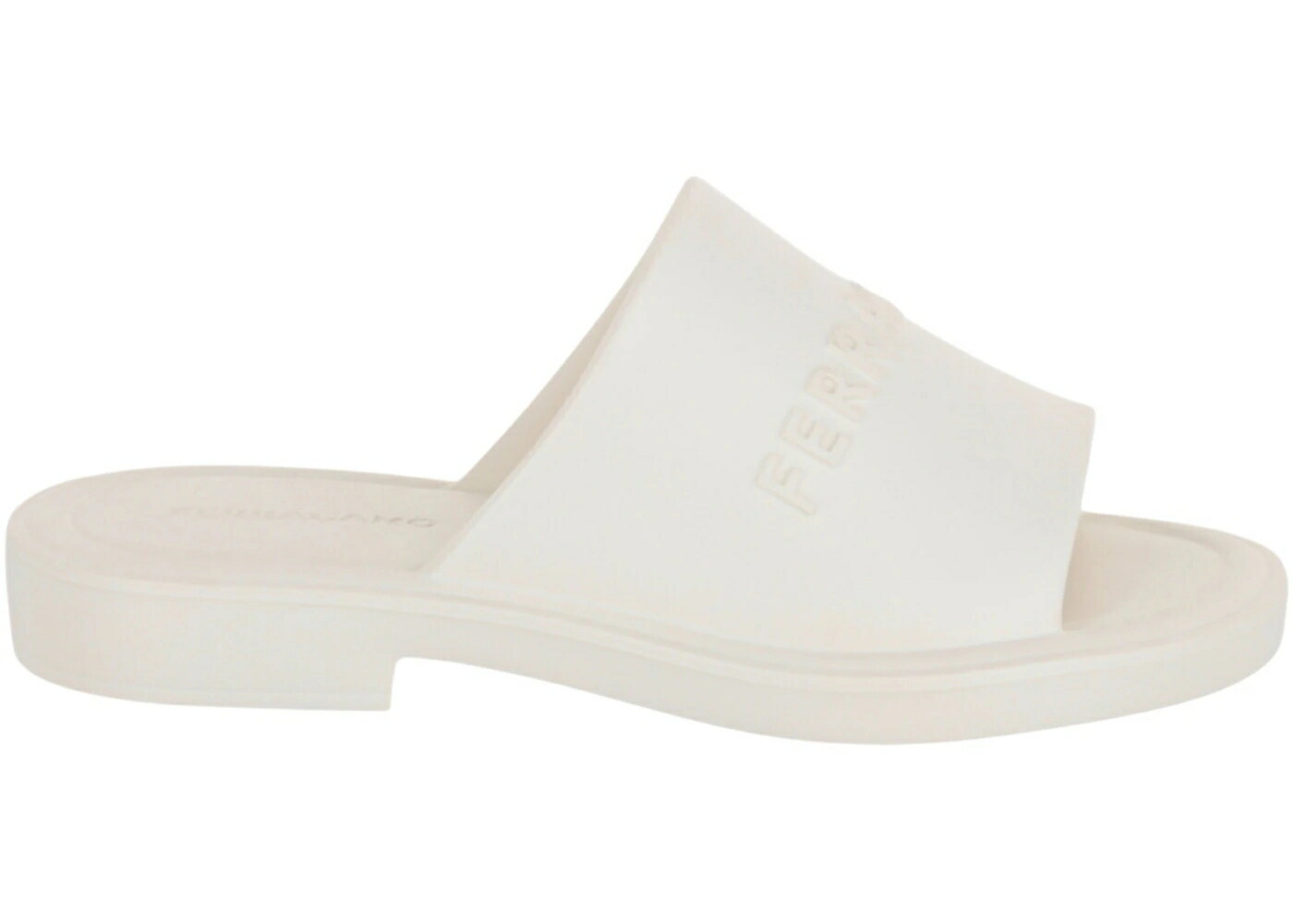 ロゴ 白色 ホワイト WOMEN'S スニーカー レディース FERRAGAMO GIUNEVA LOGO SLIDES WHITE (WOMEN'S) /