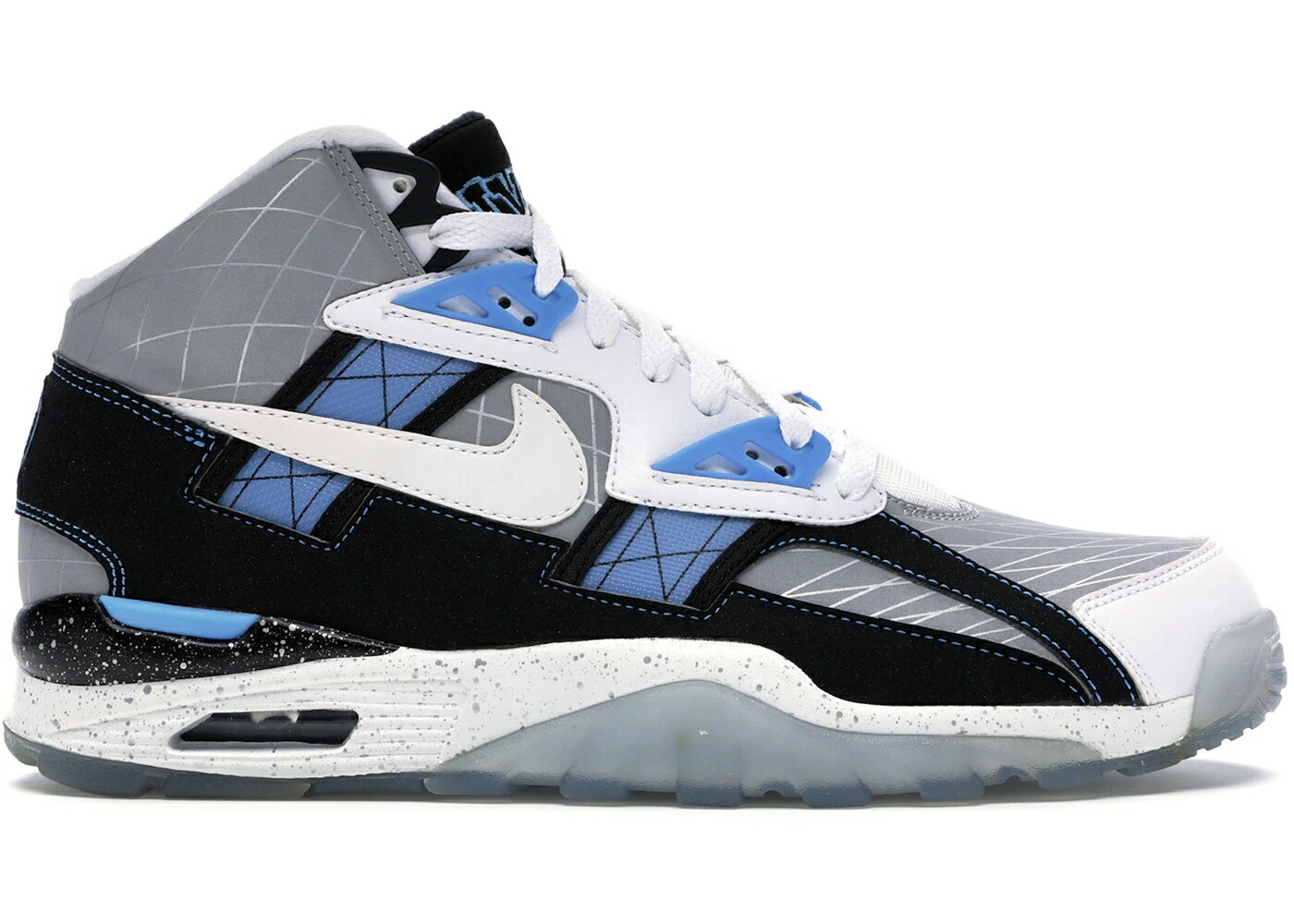 ナイキ トレーナー ハイ 銀色 シルバー 白色 ホワイト 黒色 ブラック エアトレーナー スニーカー メンズ NIKE AIR TRAINER SC HIGH MLB ALL-STAR (2013) / METALLIC SILVER WHITE BLACK