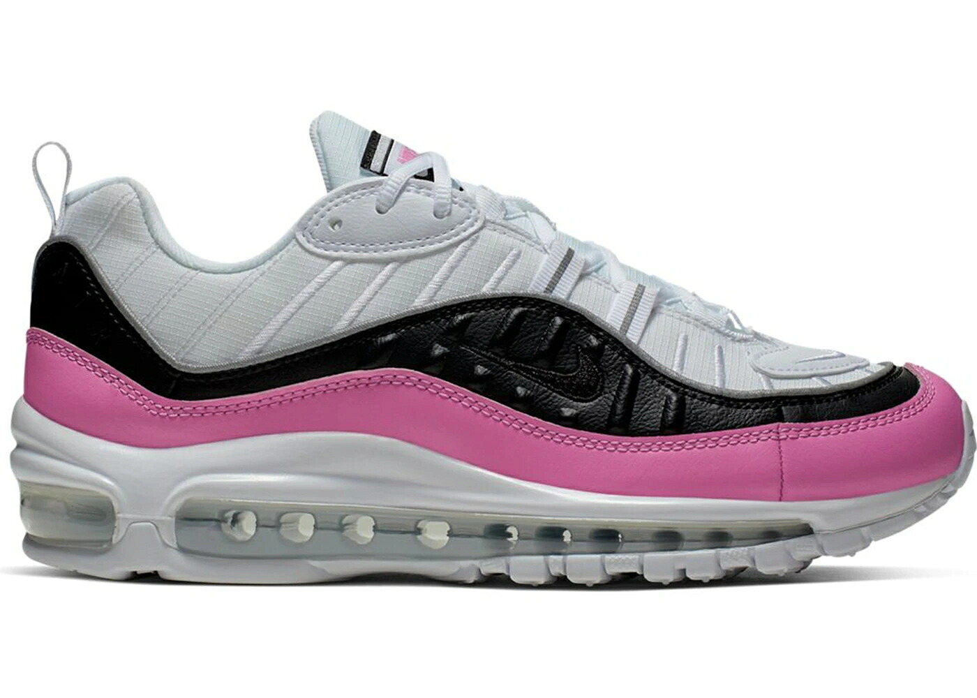 ナイキ マックス 白色 ホワイト 黒色 ブラック ローズ エアマックス WOMEN'S スニーカー レディース NIKE AIR MAX 98 SE WHITE BLACK CHINA ROSE (WOMEN'S) / WHITE BLACK CHINA ROSE|スニケス