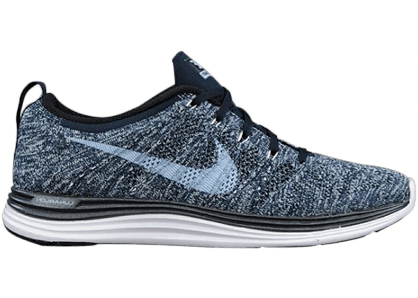 ナイキ フライニット ルーナー ルナー 青色 ブルー 黒色 ブラック 1+ スニーカー メンズ NIKE FLYKNIT LUNAR BLUE / BLUE BLACK